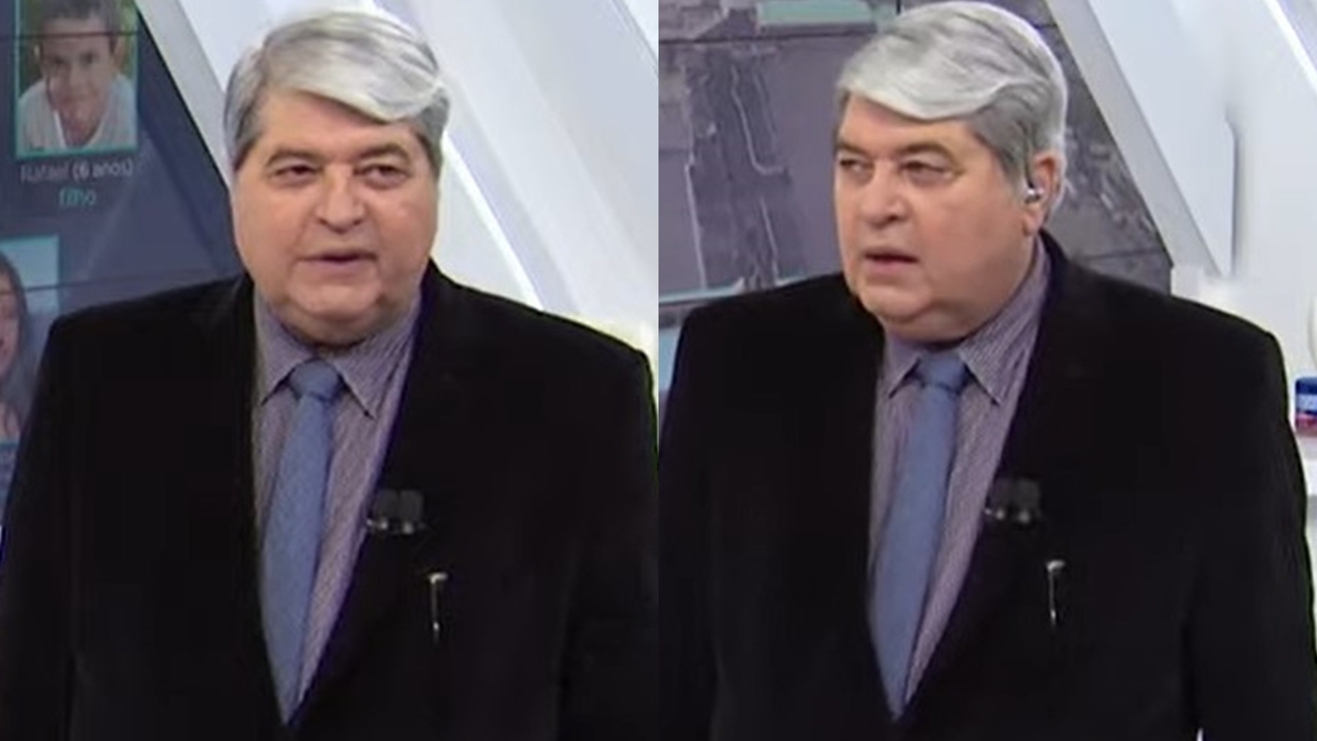 Datena se irrita em início de programa e dá bronca em repórteres ao vivo: “Falam demais”