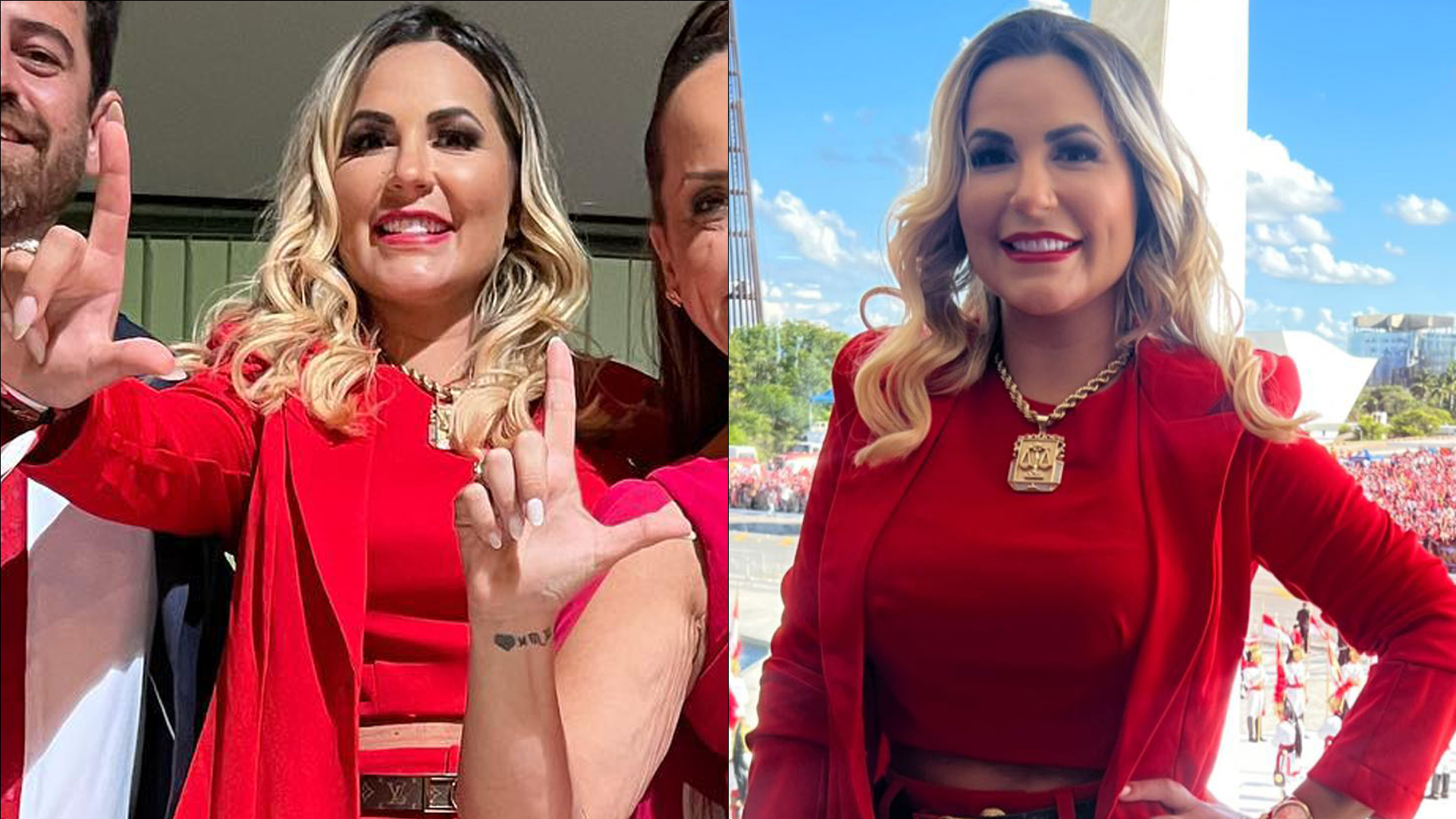 Deolane Bezerra ‘faz o L’ ao posar com filha e genro de Lula: “Entrou pra família”