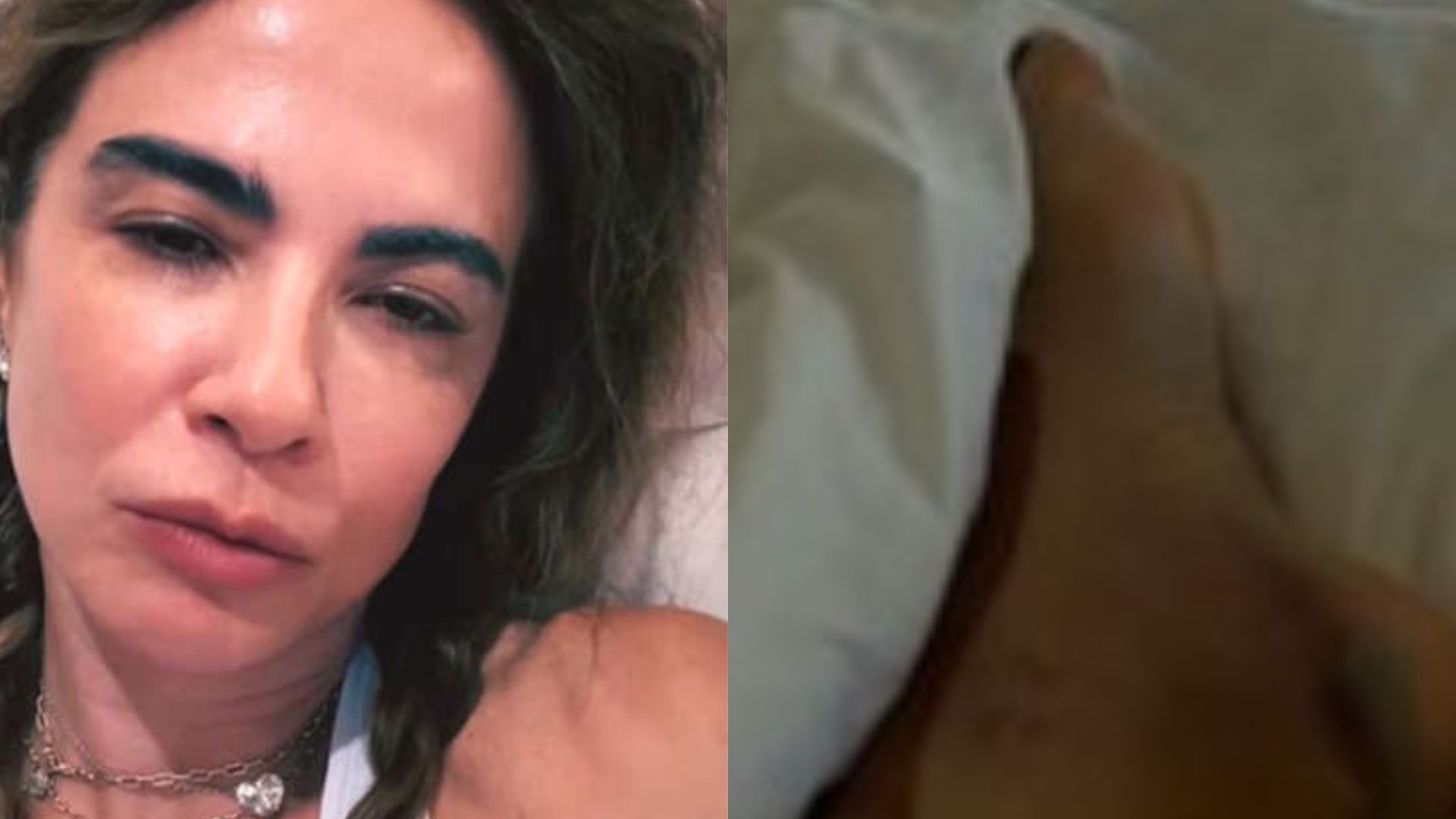 Debilitada, Luciana Gimenez desabafa e choca web com imagem: “Doendo”