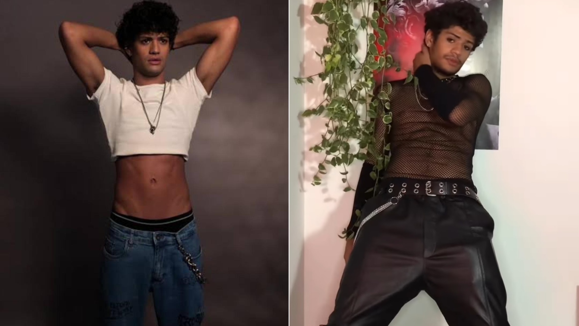 Gabriel Santana do BBB23 traz de volta o estilo dos anos 90 e 2000 e aposta em cropped e acessórios