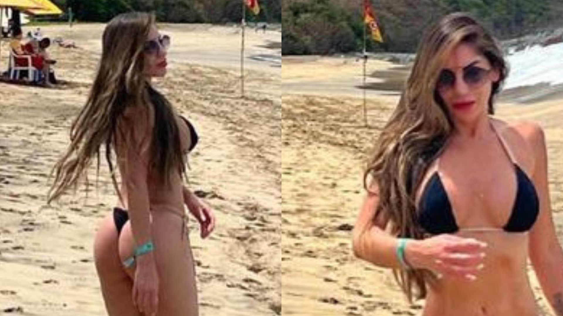 Ex-BBB Anamara vira chacota na web após postar foto na praia: “Amiga, corre”