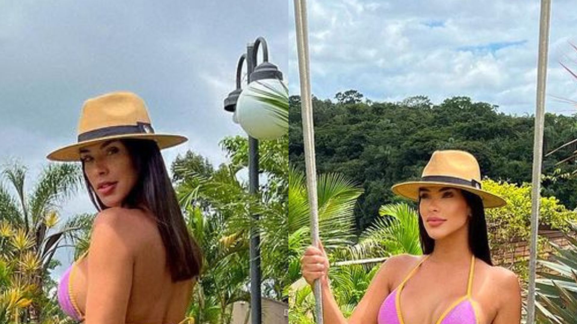 Ex-BBB Ivy Moraes exibe corpaço ao posar em biquíni minúsculo: “Sem condições”