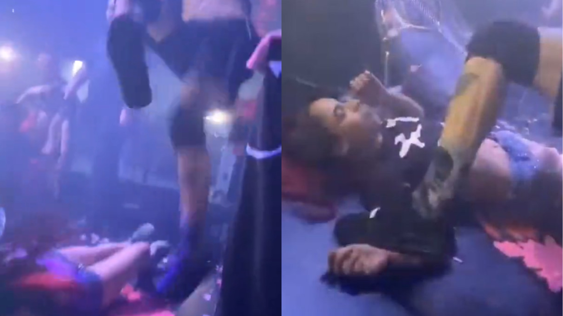 Gente? Fã é atingida com chute no rosto por dançarino e desmaia em palco: “Coitada”