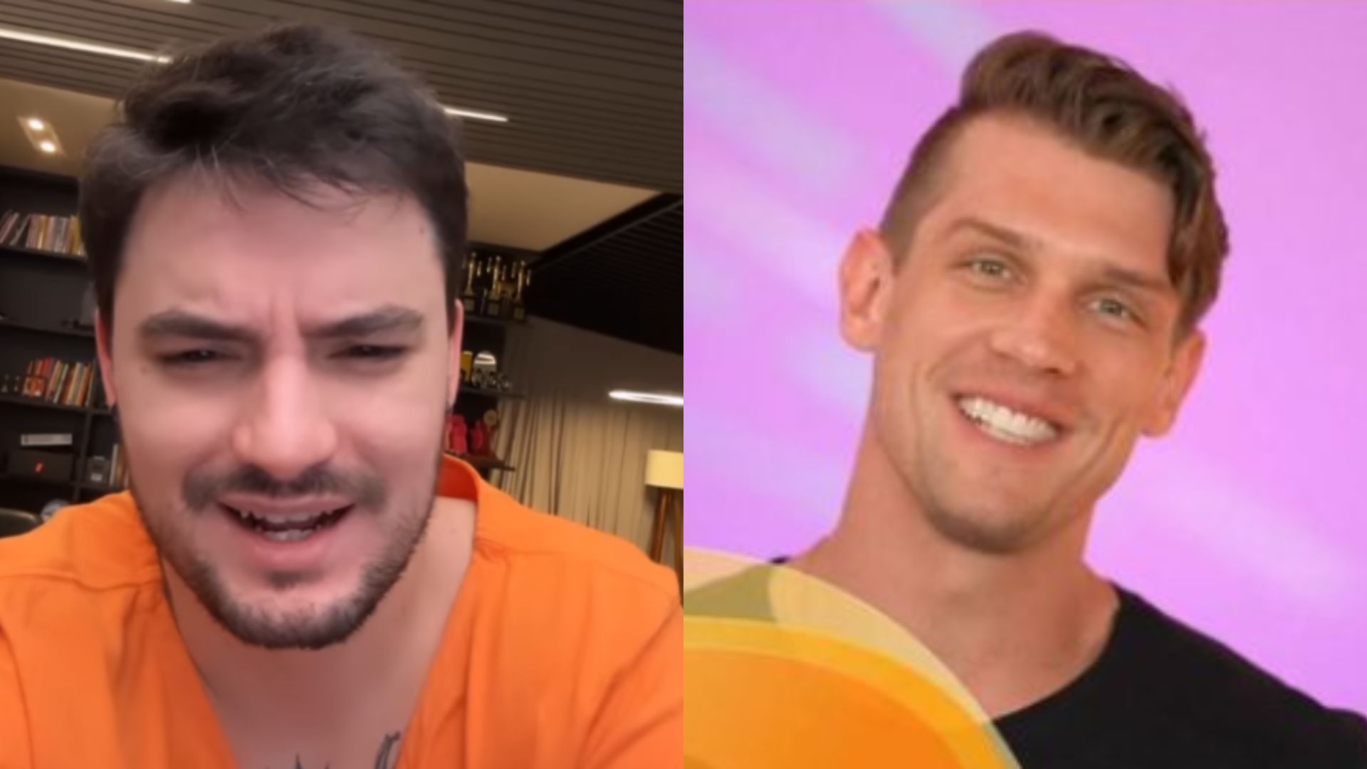Felipe Neto zomba de Cristian por ser alvo do primeiro paredão no BBB23: “Inveja”