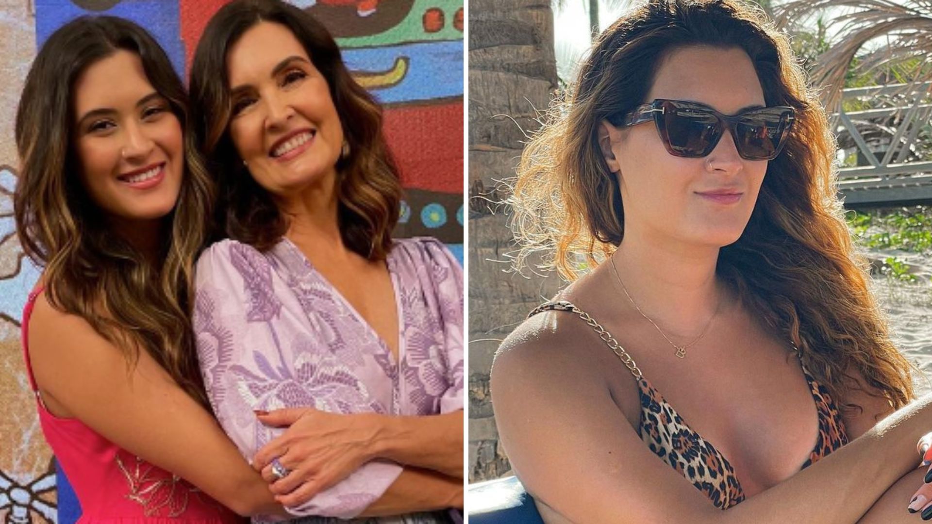 Filha de Fátima Bernardes e Bonner incendeia a web em clique de biquíni: “Plenitude”