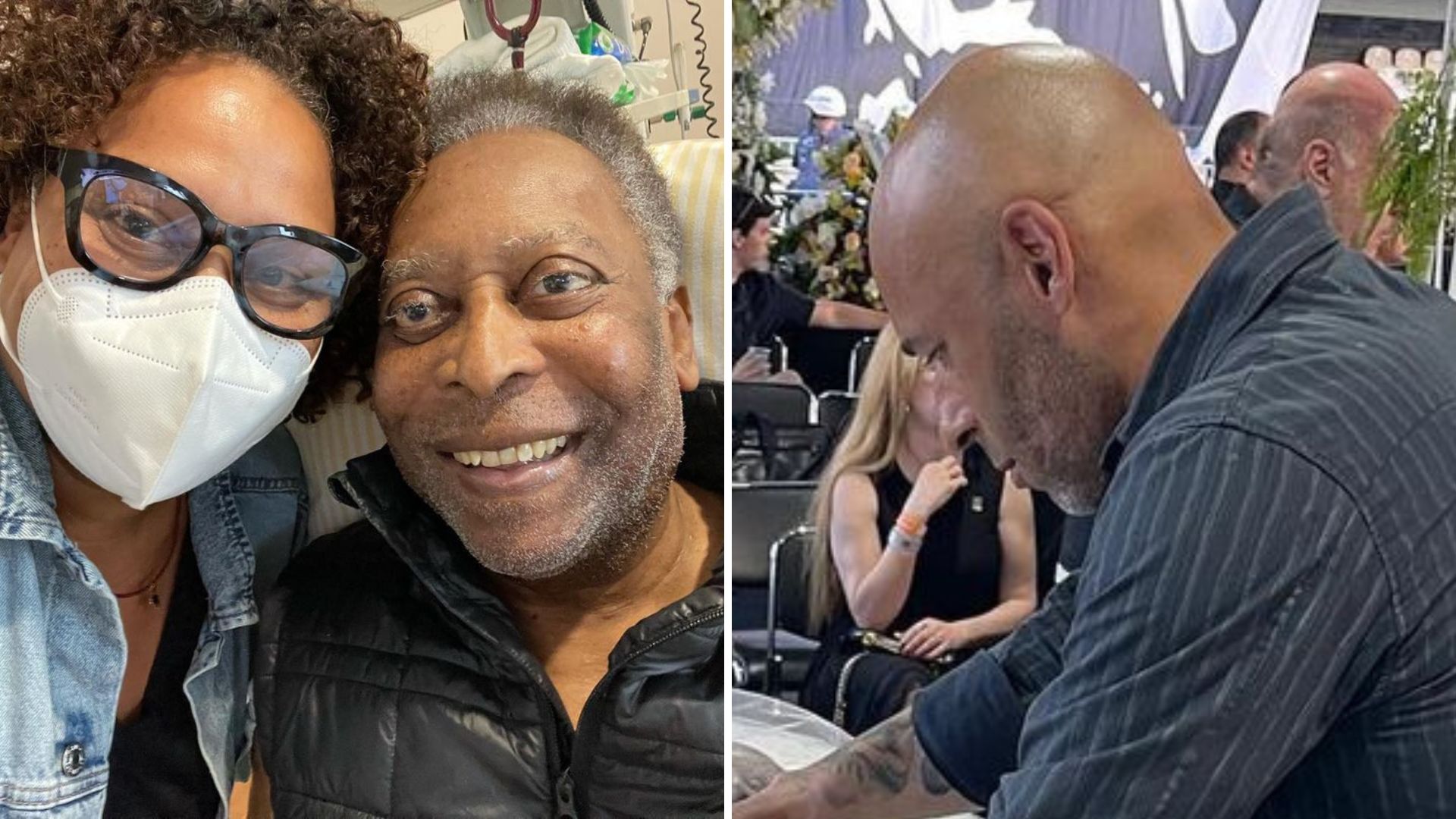 Filha de Pelé mostra momento tocante do irmão no caixão do pai: “Em nossos corações”