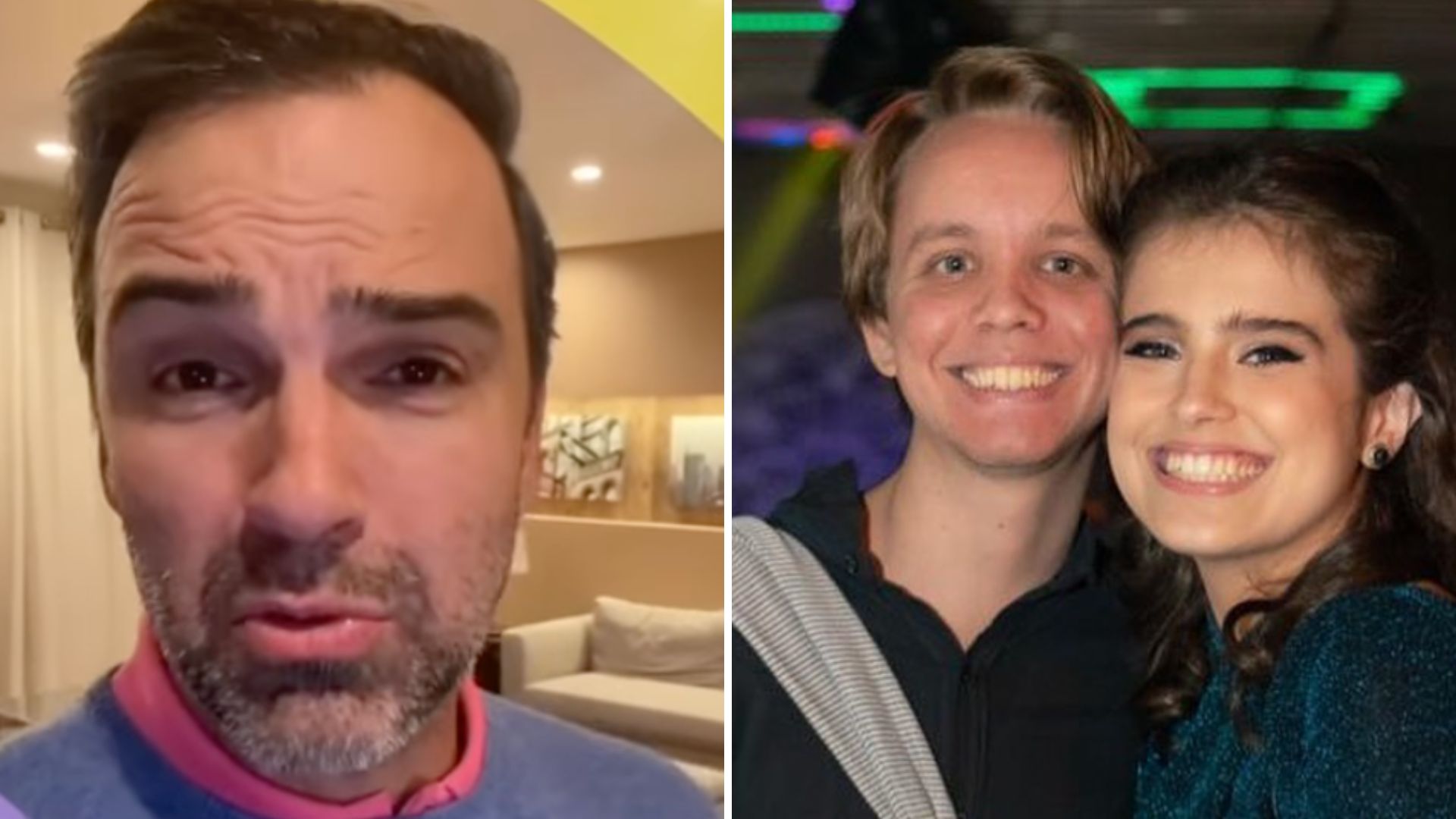 Após se assumir queer, filha de Tadeu Schmidt comemora um ano de namoro: “Companheiro”
