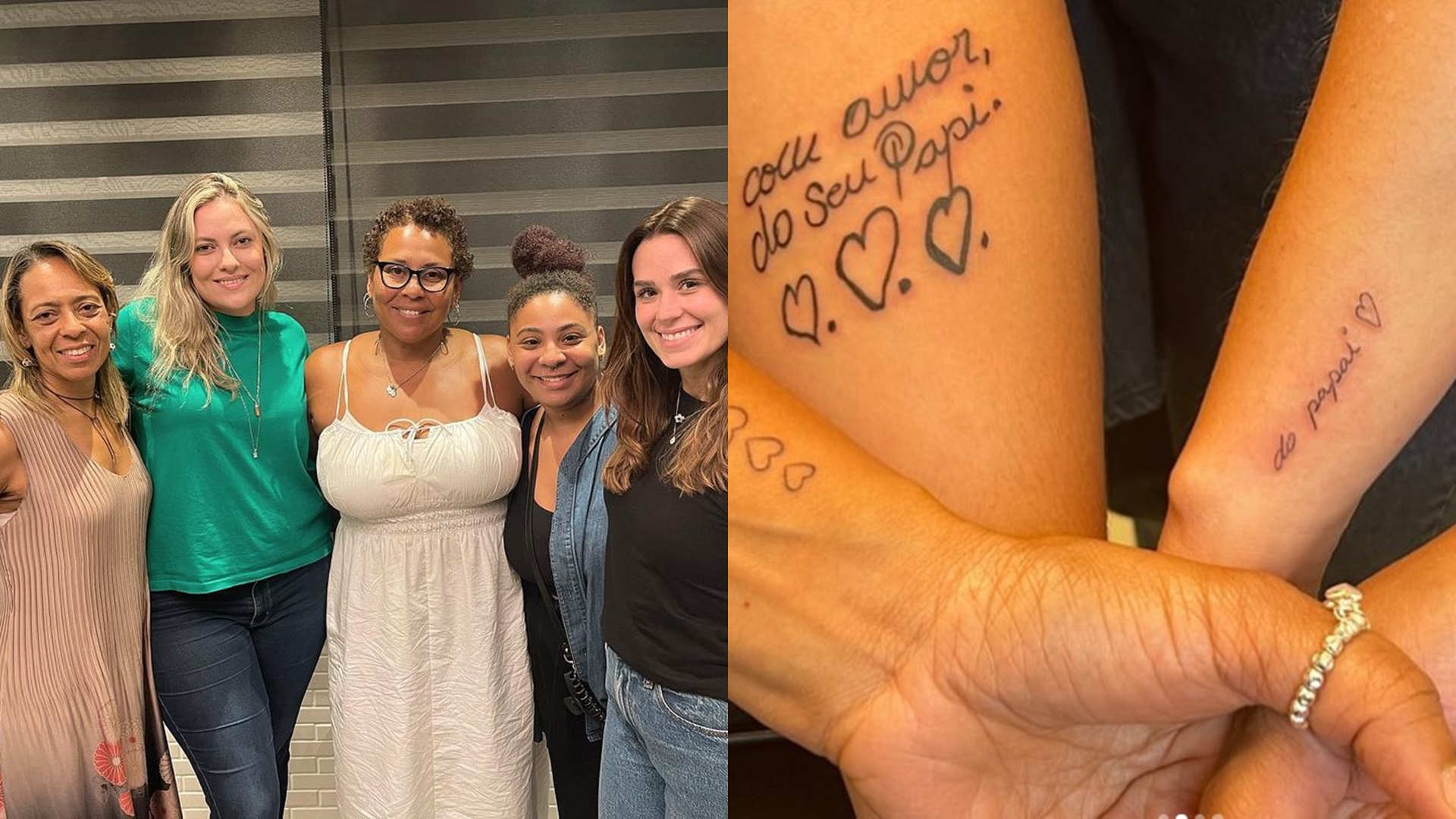 Filhas de Pelé se unem e fazem tatuagens em homenagem ao Rei: “Eternizar o sentimento”