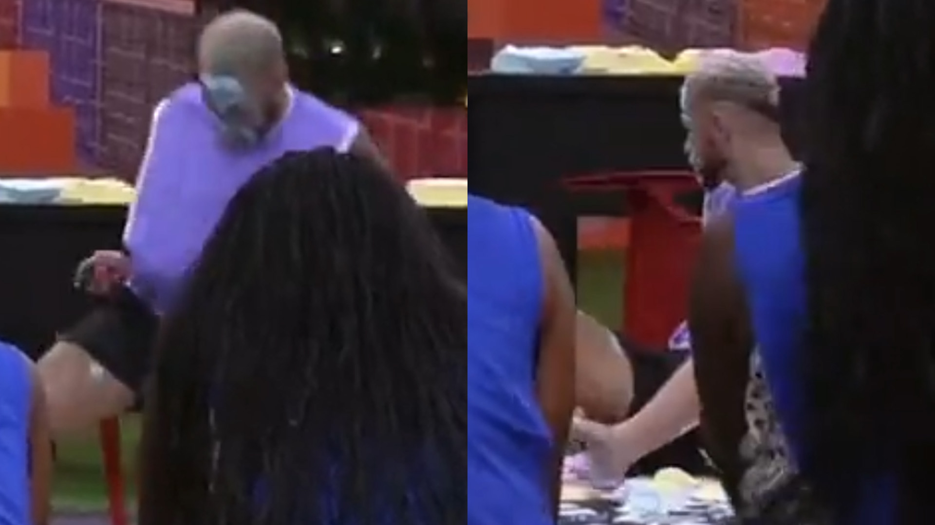 BBB23: Fred leva tombo ao vivo e se esborracha no chão durante Jogo da Discórdia