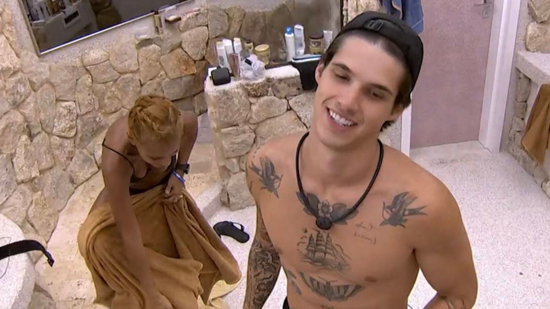 BBB23: Empáfia? Gabriel olha para a câmera e dispara: “Vão ter que me engolir”