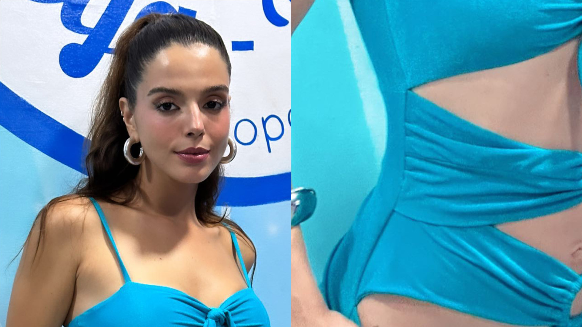 Sem calcinha, Giovanna Lancellotti puxa recorte do microvestido e tattoo íntima vaza