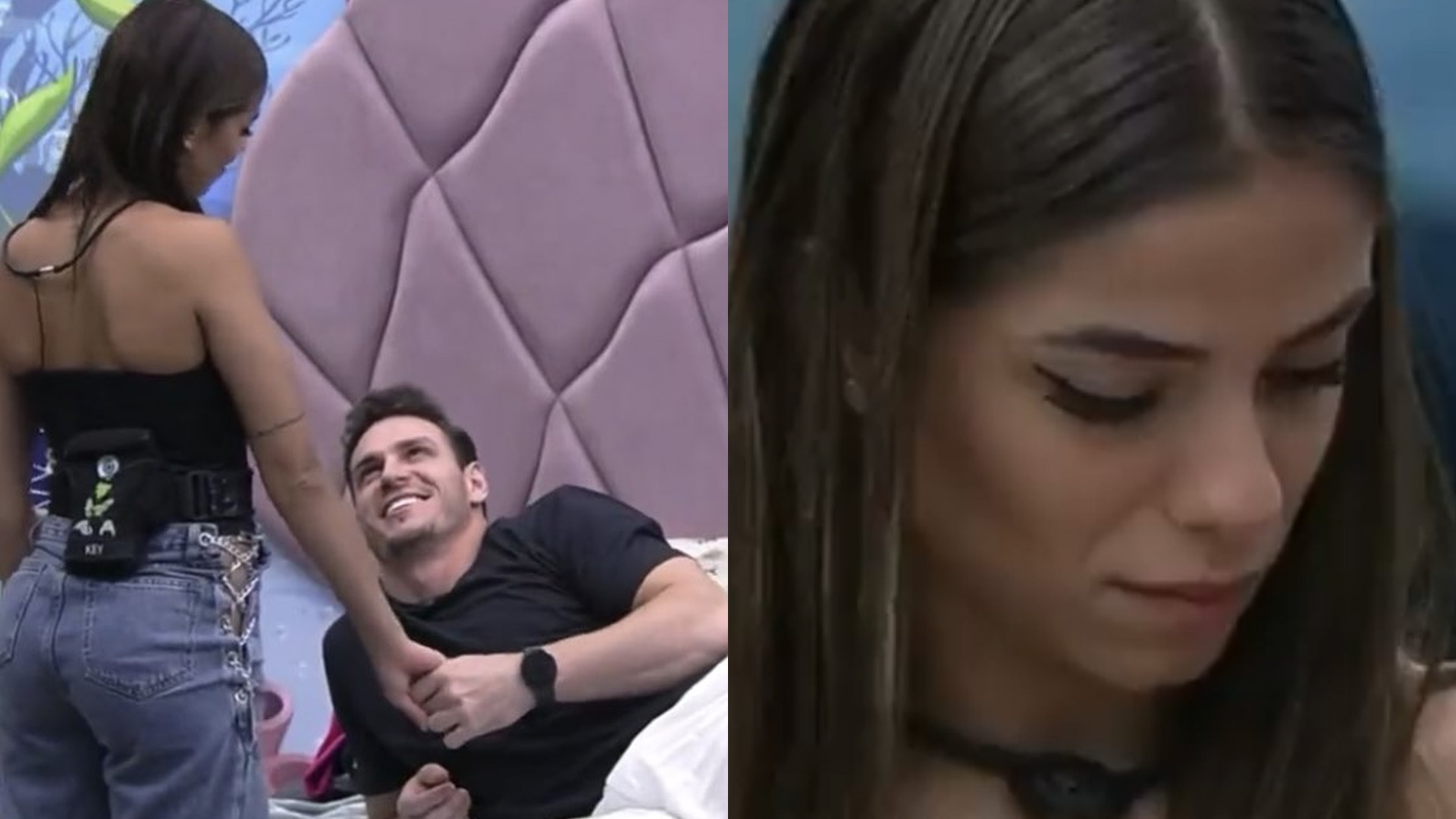 BBB23: Emocionado, Gustavo faz proposta e leva fora de Key Alves: “Não devo nada”