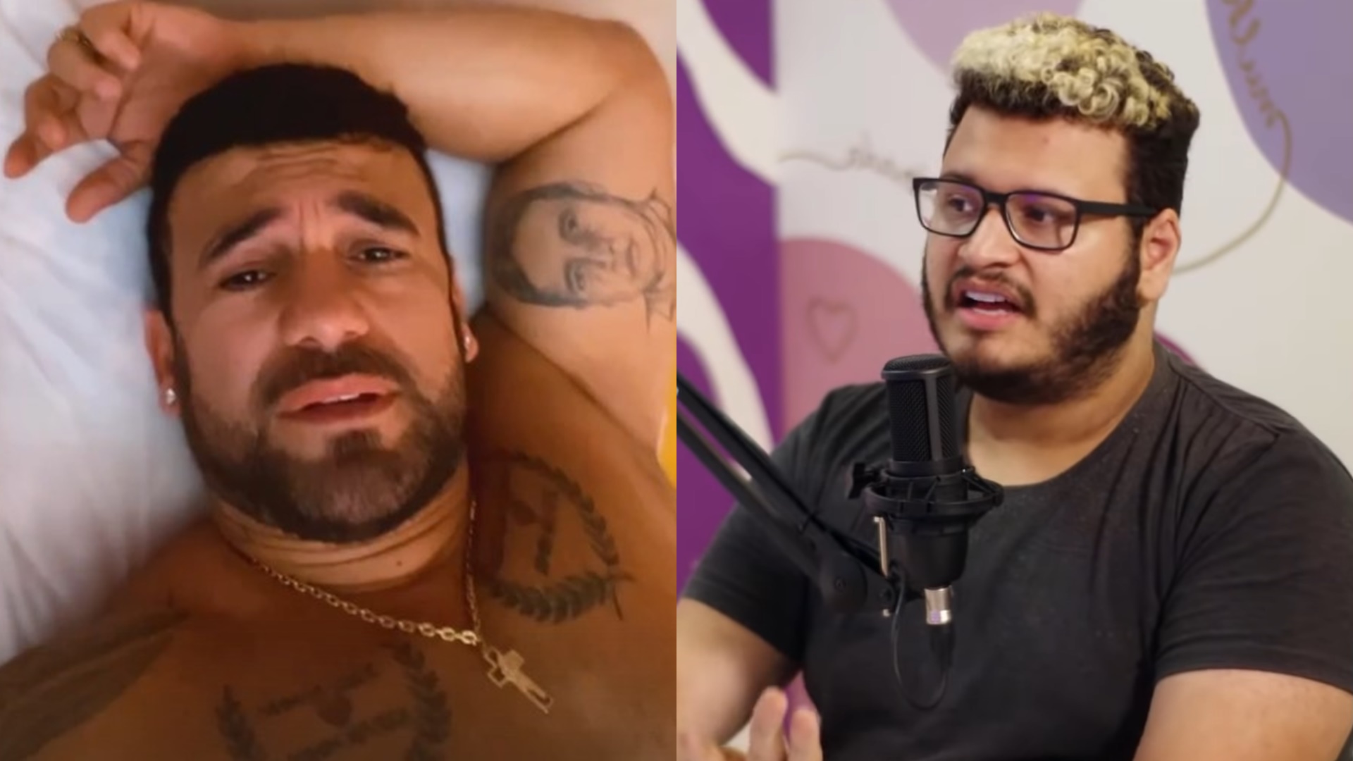 Hadson é atacado após assumir que ficaria com Victor Hugo e volta atrás: “Não sou bi”