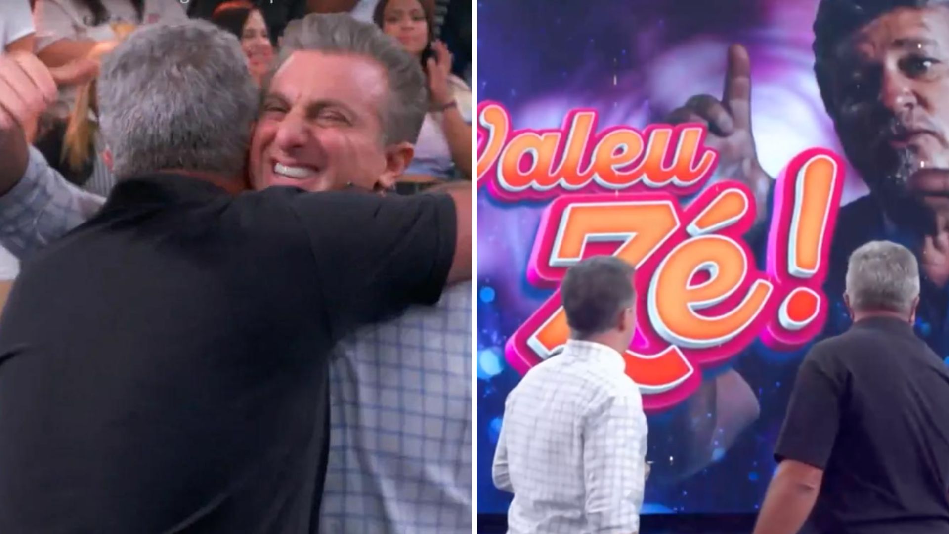 Luciano Huck dá show de humildade e chora ao se despedir de funcionário no ‘Domingão’