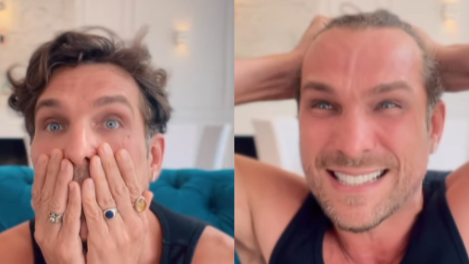 Igor Rickli se emociona com entrada de esposa, Aline Wirley, no BBB23: “Já é nossa campeã”