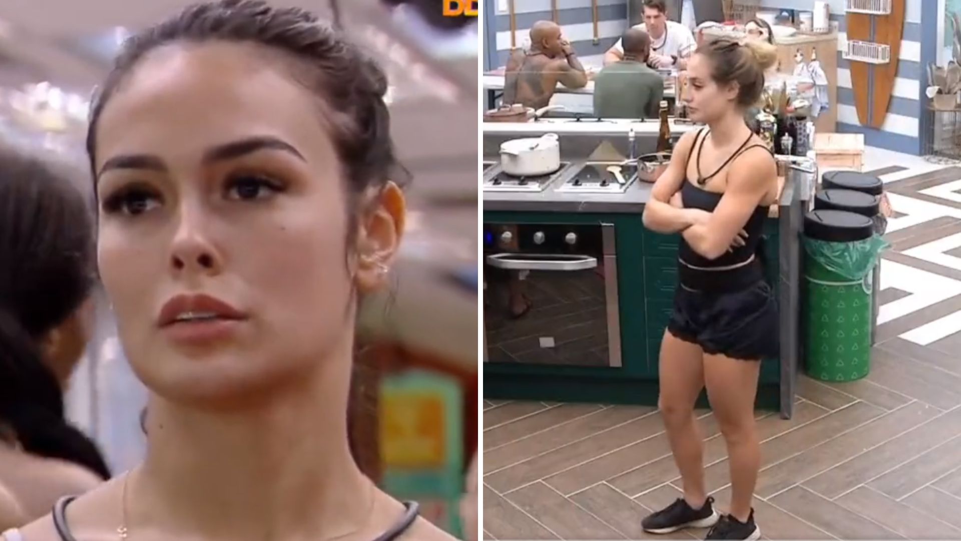 BBB23: Do nada? Bruna e Larissa brigam feio na cozinha e assustam brothers: “Vai se f*der”