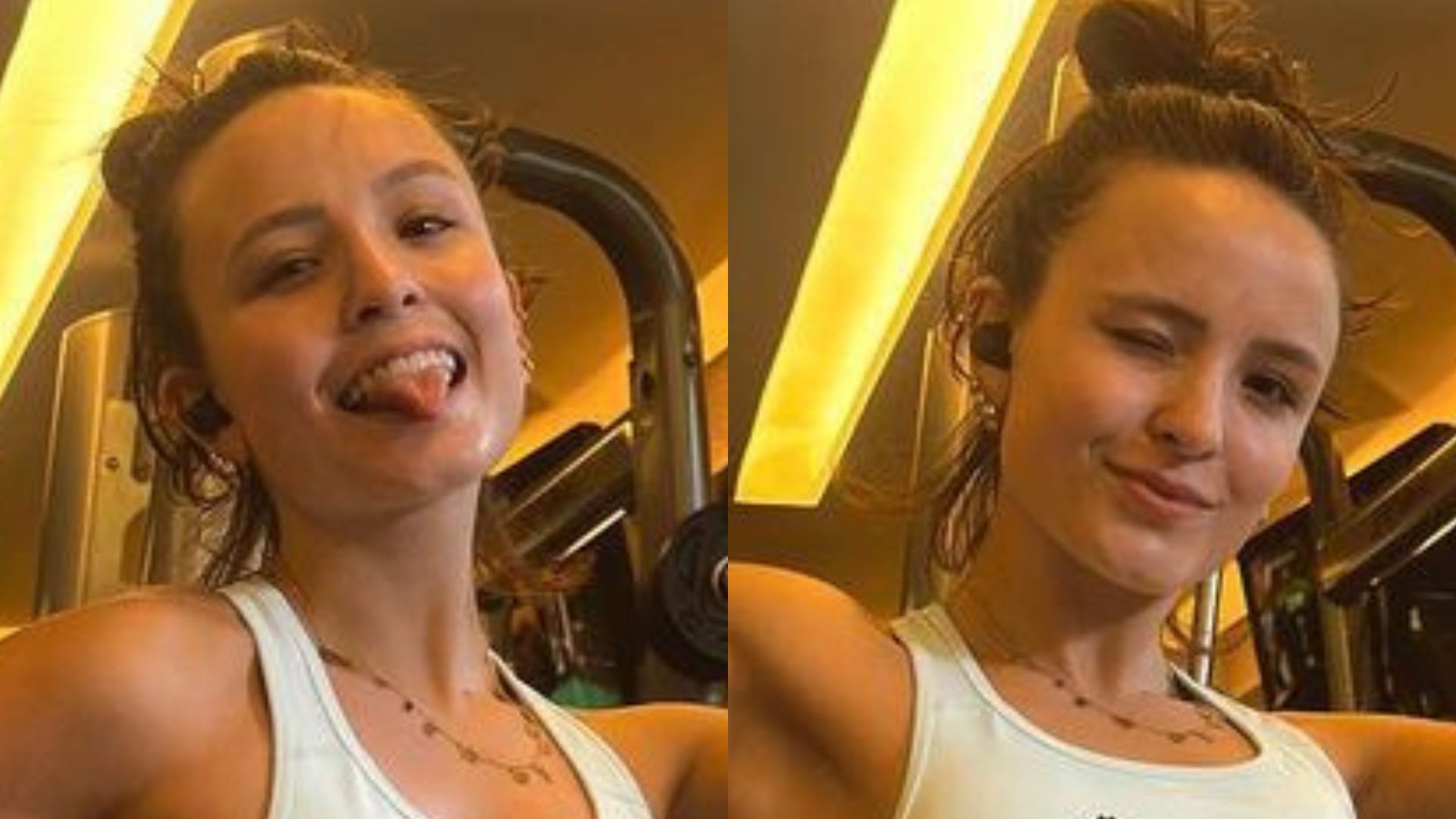 Larissa Manoela atiça fãs com look apertadinho na academia: “Bem durinho”
