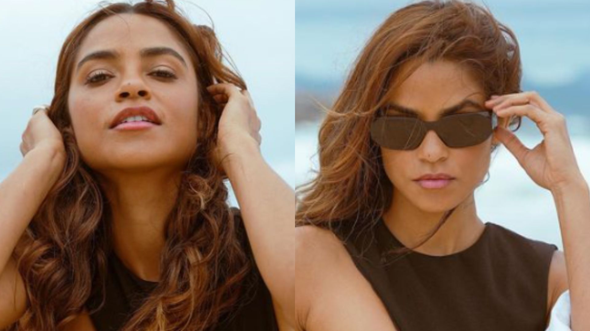 Lucy Alves ostenta corpão em maiô moderno e web se impressiona: “Uma sereia”