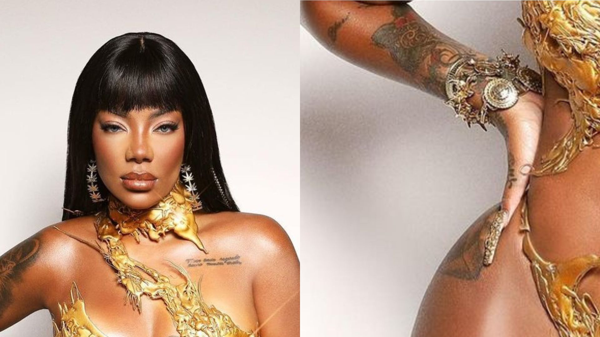 Ludmilla elege look poderoso cobrindo só o essencial e web fica de queixo caído: “Meu Deus”