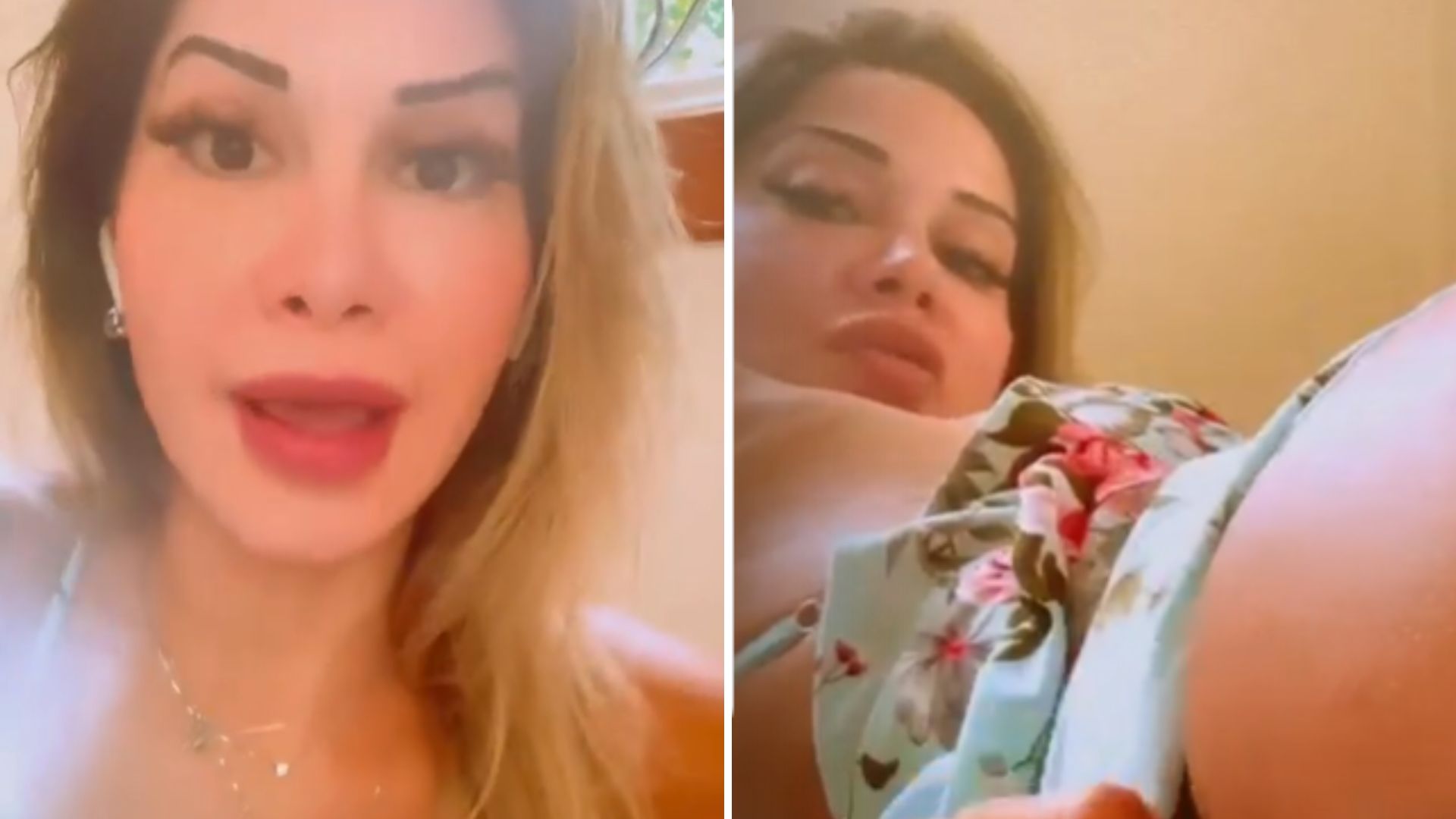 Gente? Incrédula, Maíra Cardi fica seminua para negar procedimento: “É possível”