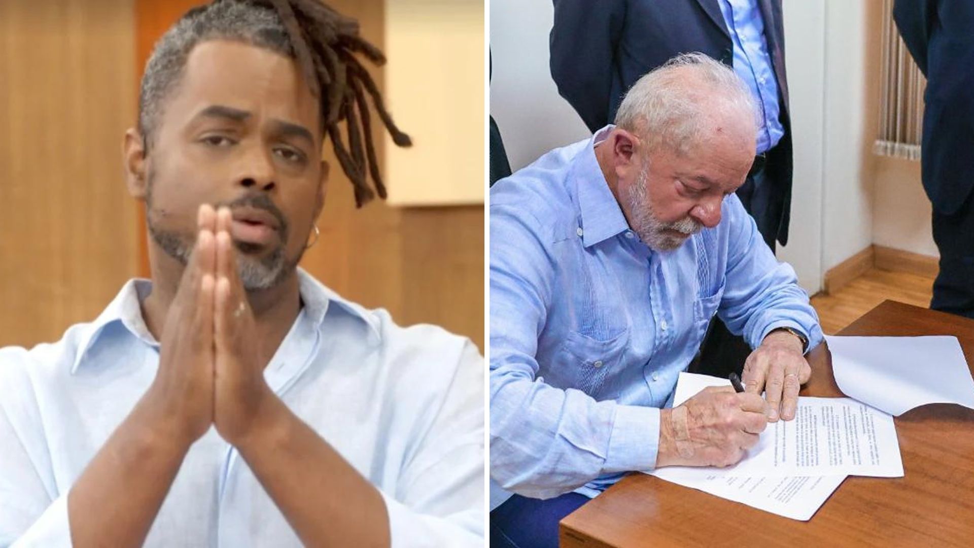 Manoel Soares quebra o protocolo no ‘Encontro’ e faz agradecimento para Lula: “Importante”