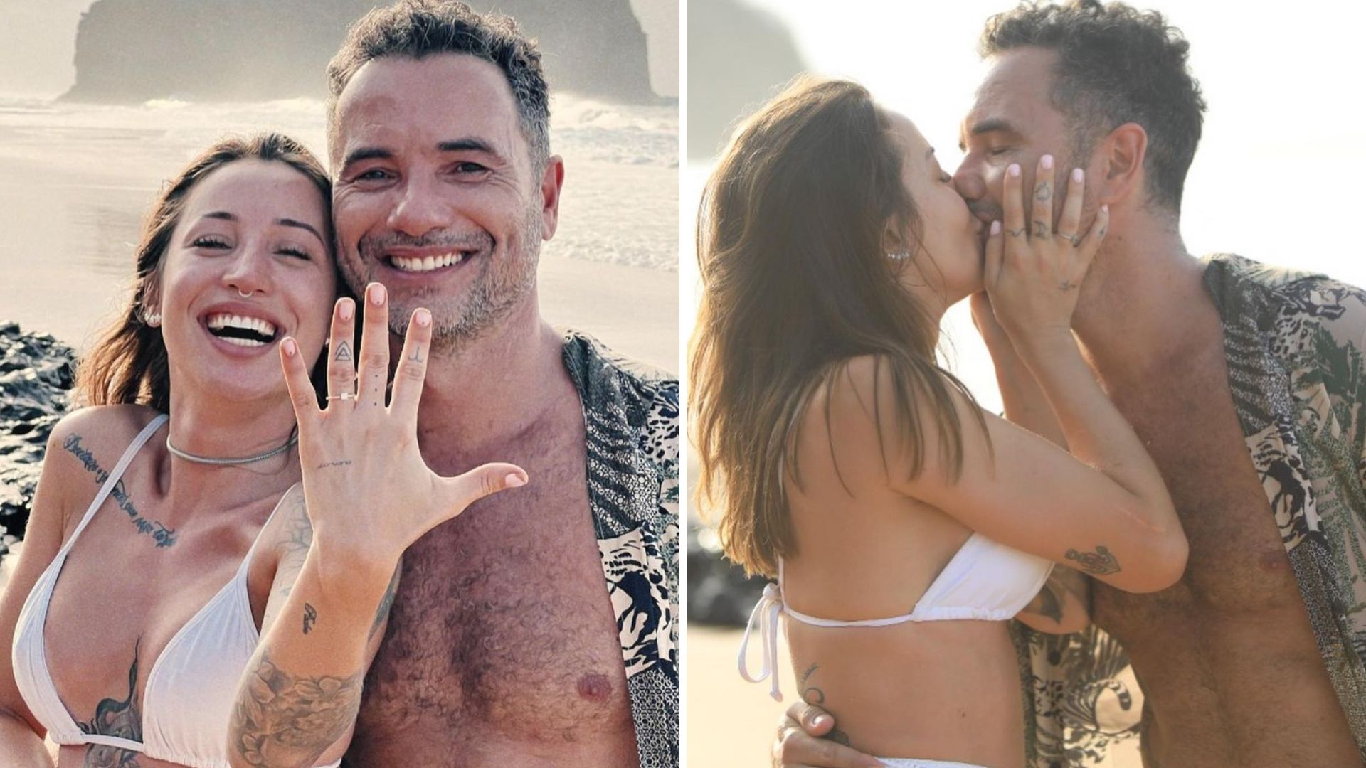 Viva! Marco Luque pede a namorada em casamento durante viagem romântica: “Felizes”