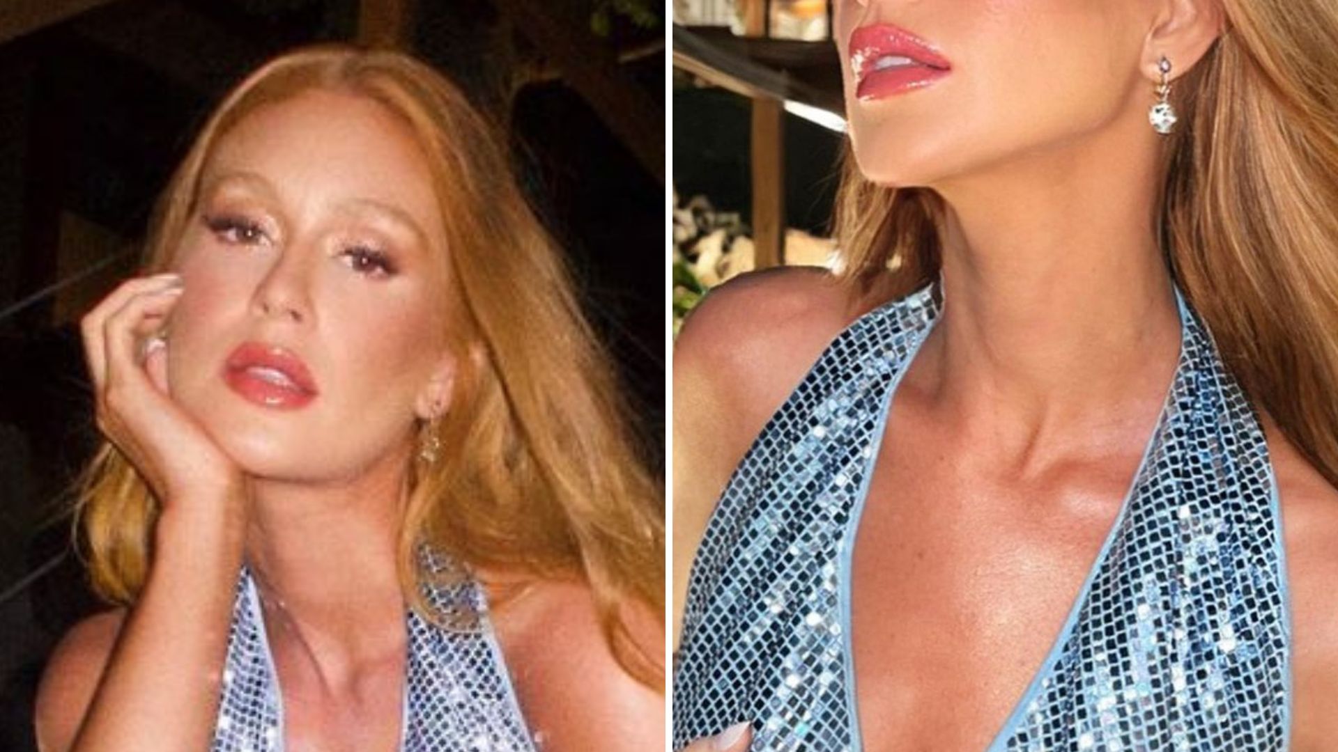 Marina Ruy Barbosa elege vestido de paetê para noitada em Noronha: “Surreal”