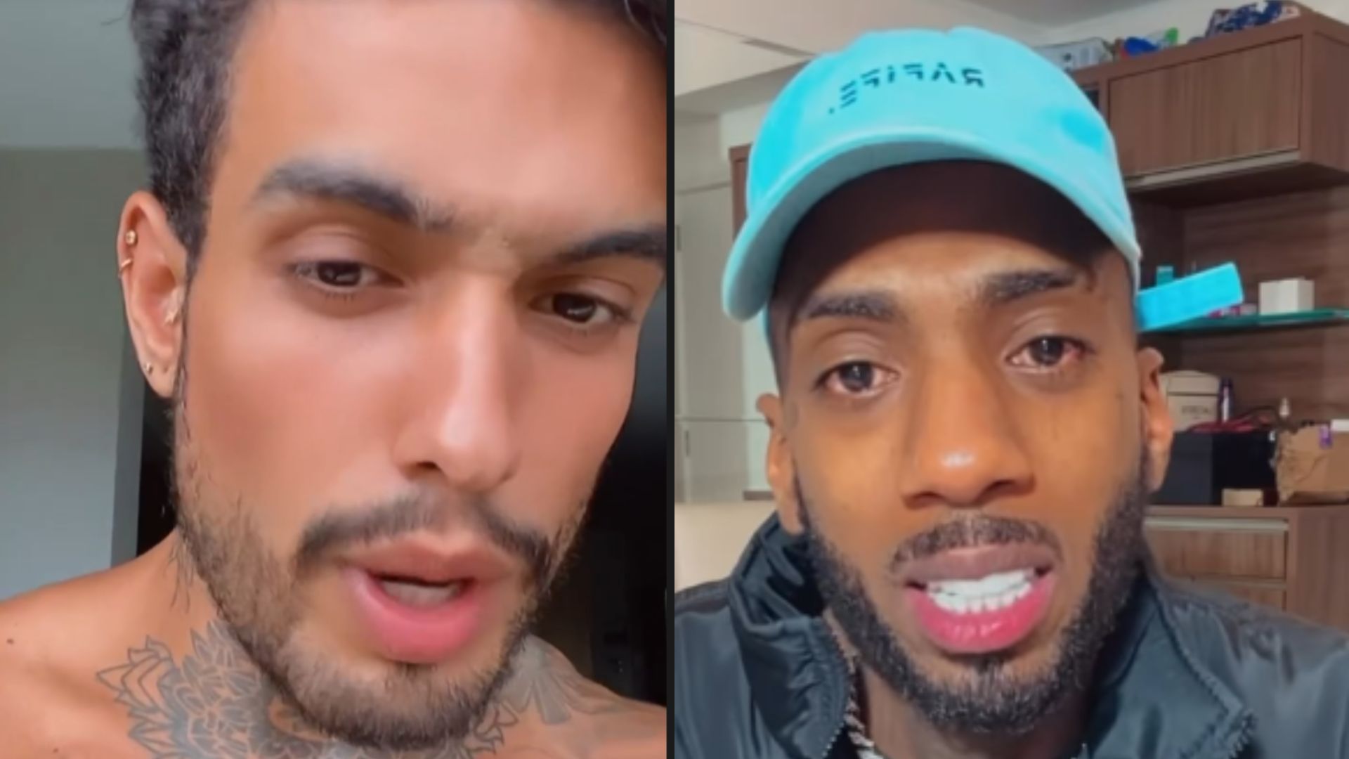 Matheus Sampaio assume ser alvo das indiretas de Eddy Jr. e dispara: “Tapa na minha cara”