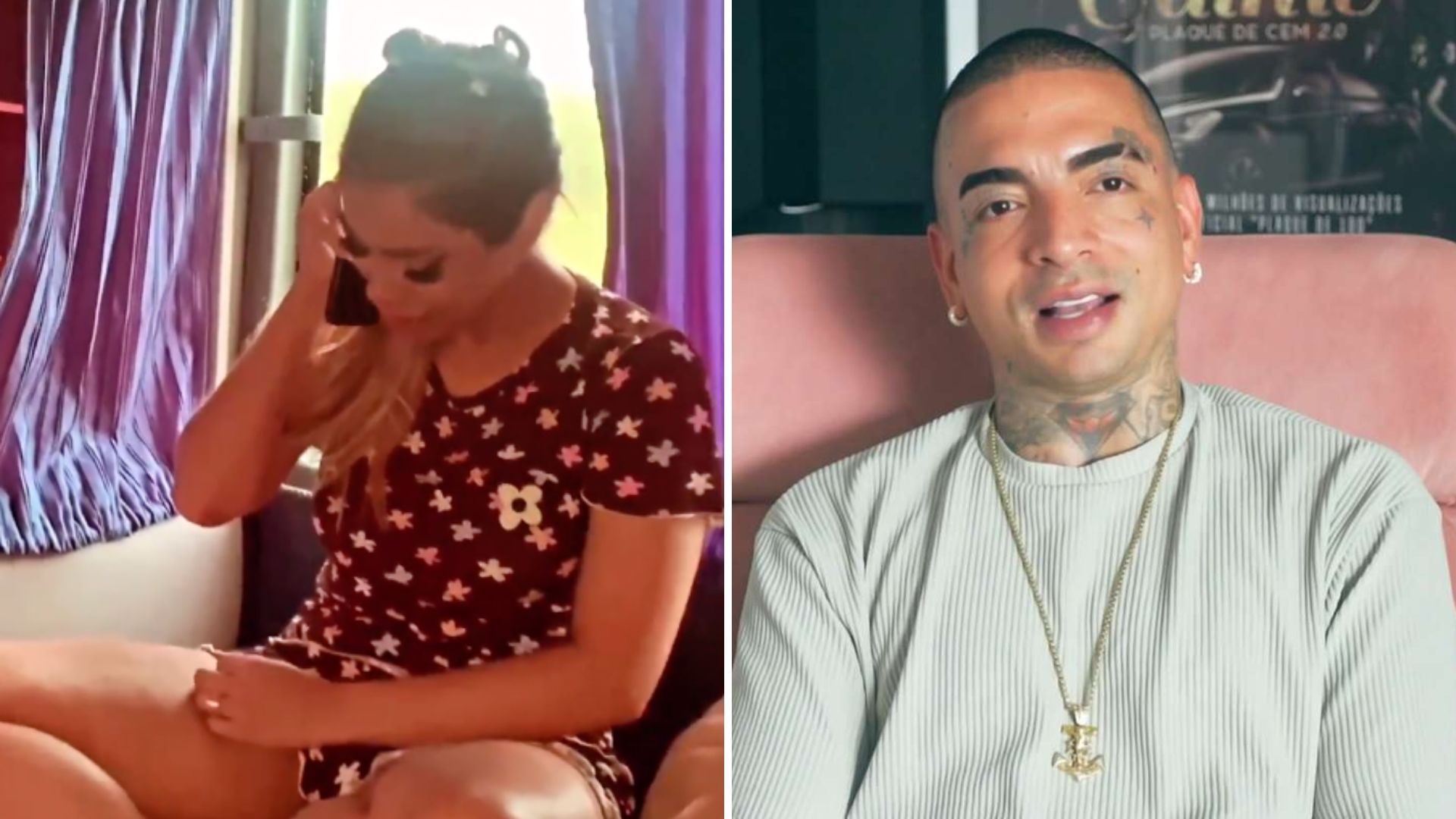 Lexa não consegue se despedir de MC Guimê antes do BBB23 e chora: “Que ódio”