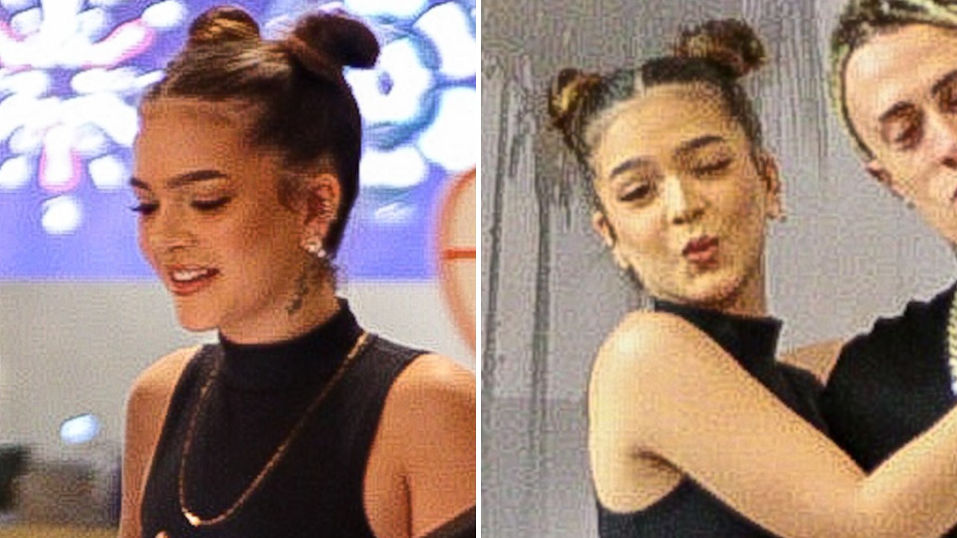 Apaixonada, Mel Maia capricha no deboche ao ser flagrada com o namorado funkeiro