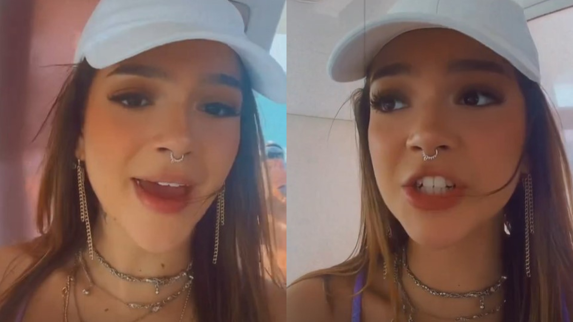 Mel Maia fica presa em lancha em alto mar e desespero toma conta: “Todo mundo vomitando”