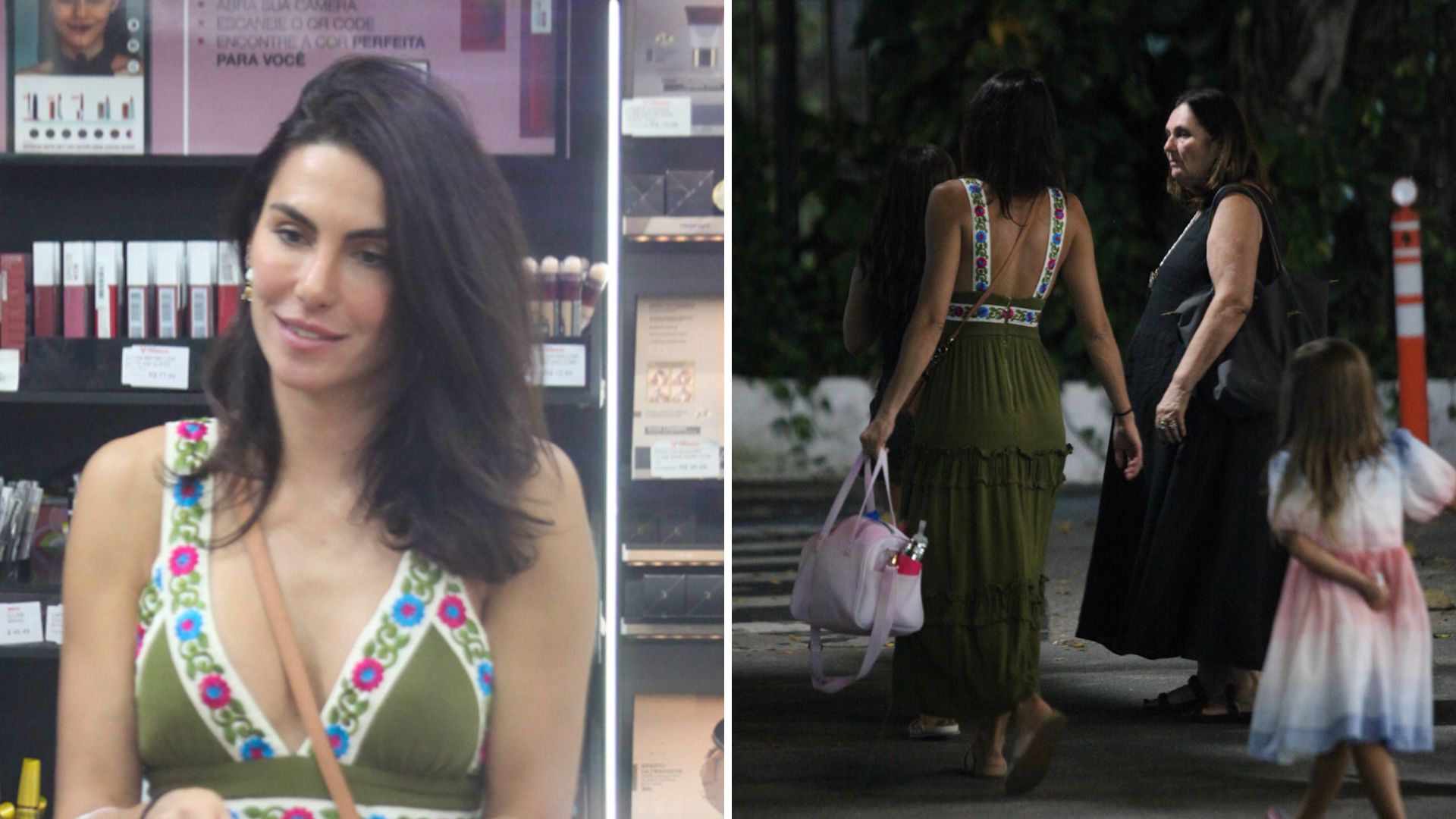 Ela cresceu! Mel Fronckowiak é flagrada ao lado de Nina, sua filha com Rodrigo Santoro