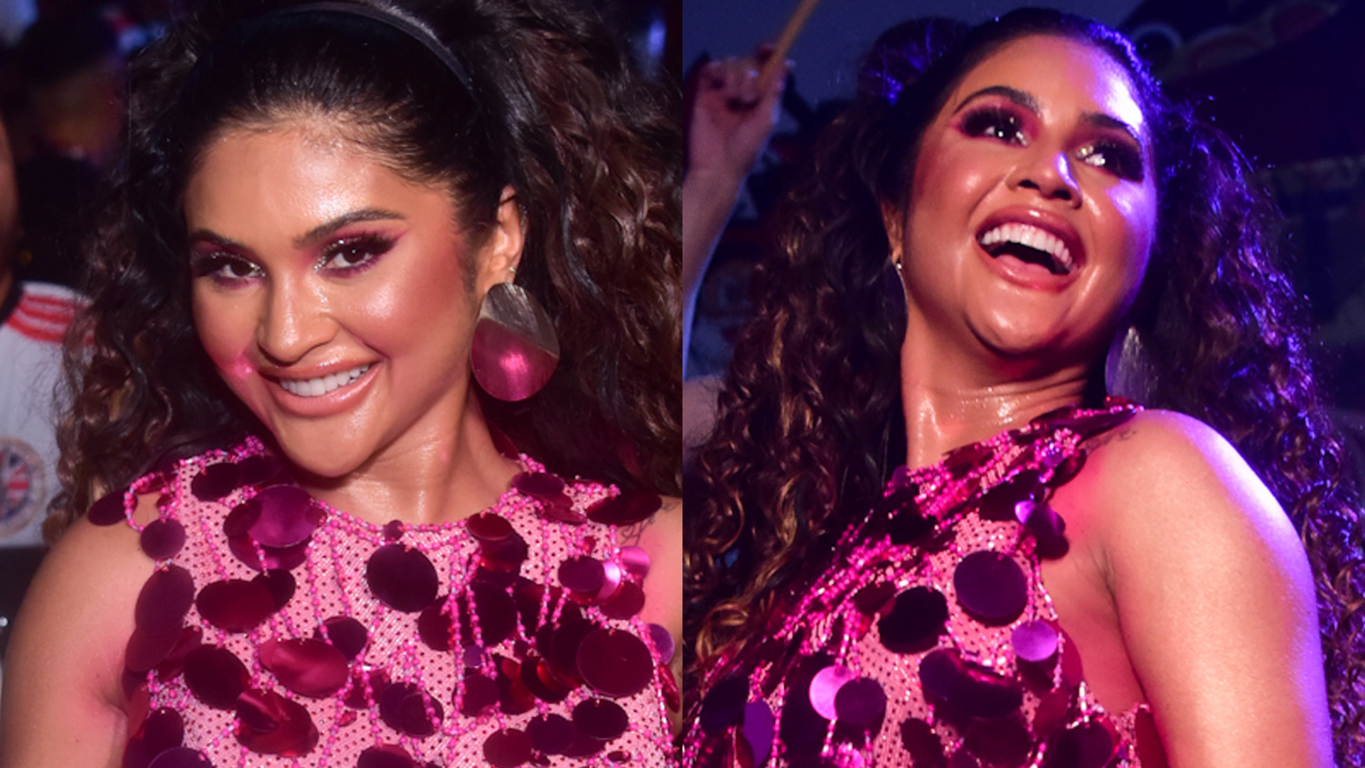 Mileide Mihaile brilha em ensaio de Carnaval com look cor de rosa: “Rainha”