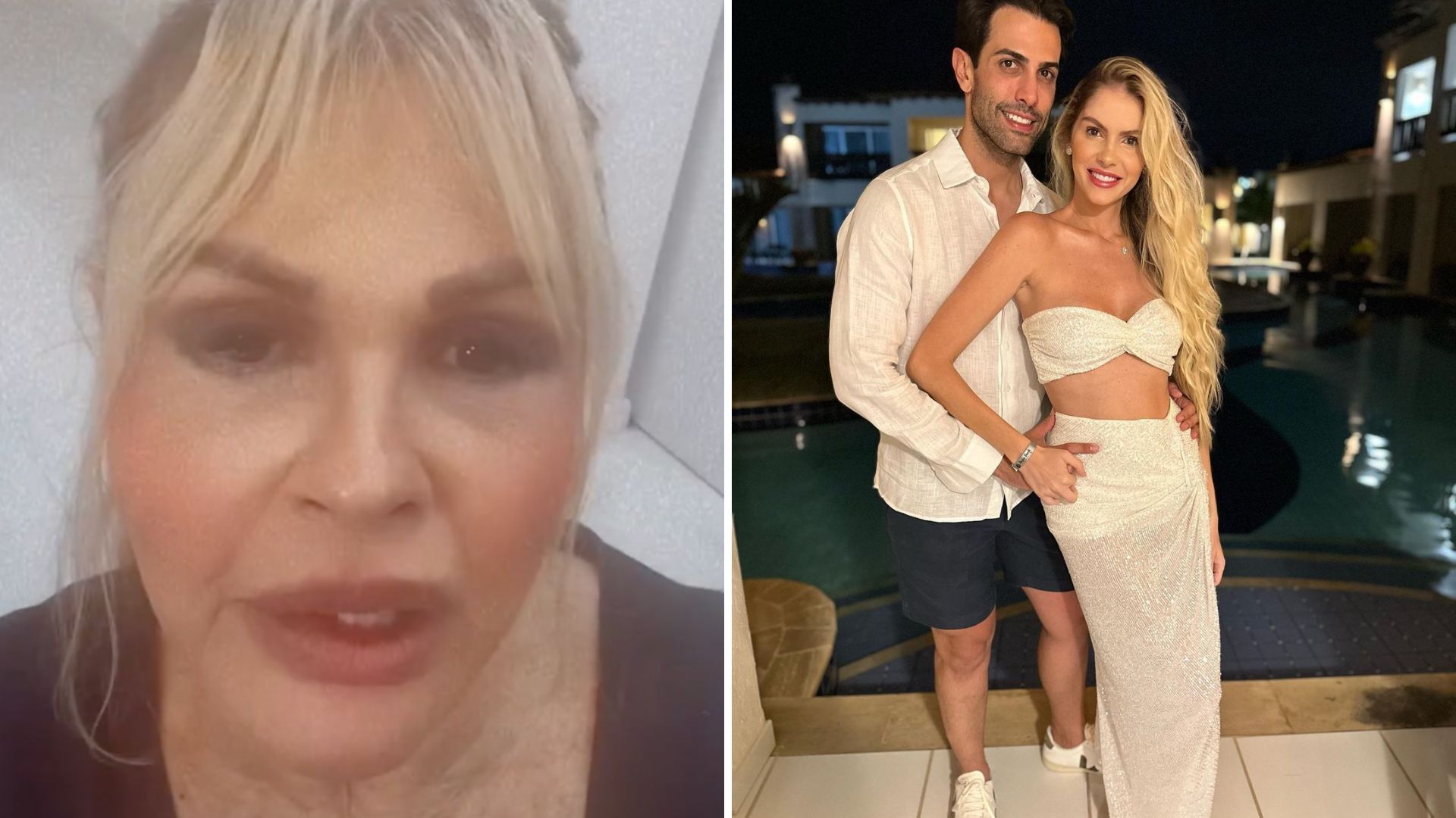 Irritada, Monique Evans nega que filha deu o golpe da barriga: “Não é sustentada”