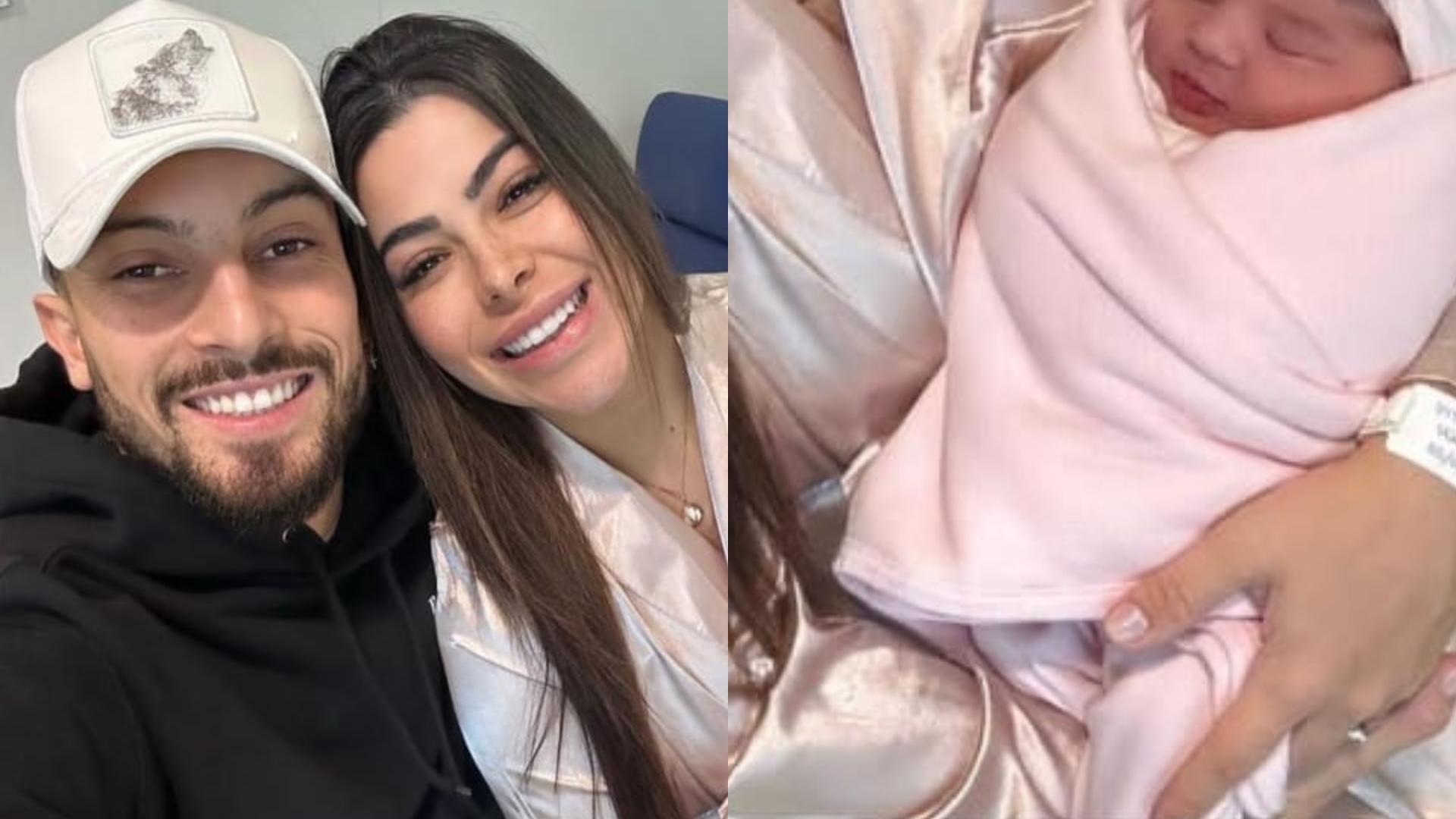 Ela chegou! Nasce Antonella, primeira filha do jogador Alex Telles: “Sem palavras”