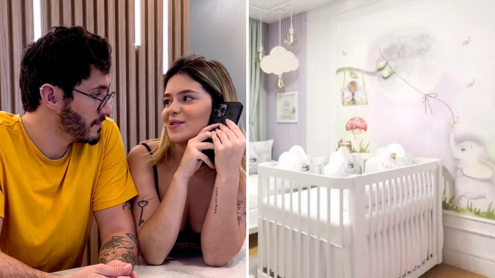 Gravidíssima, Viih Tube apresenta decoração do quartinho da filha, Lua: “Tô nervosa”