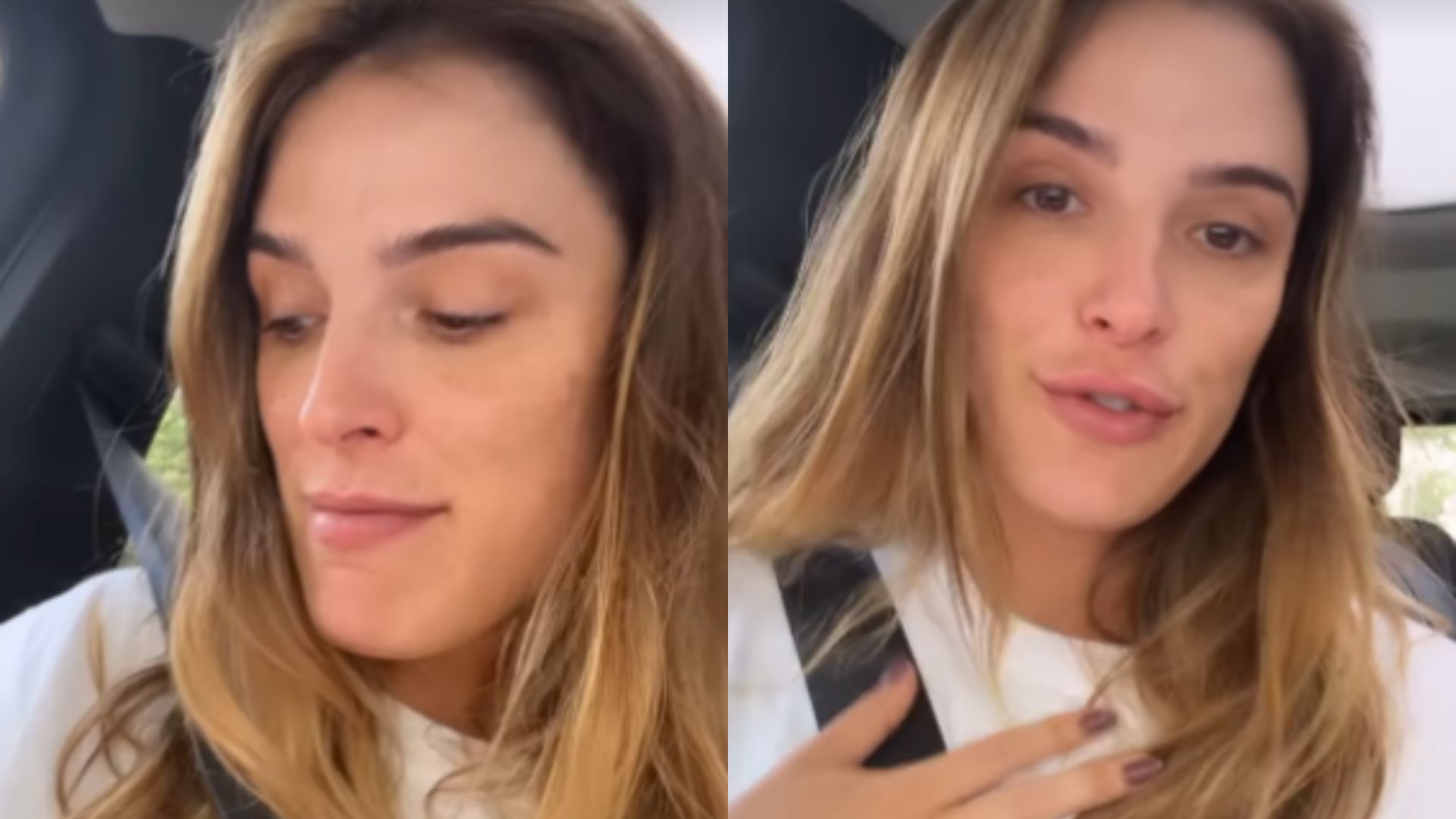 Rafa Brites se emociona ao se separar do filho em primeiro dia de aula: “Eu lá chorando”
