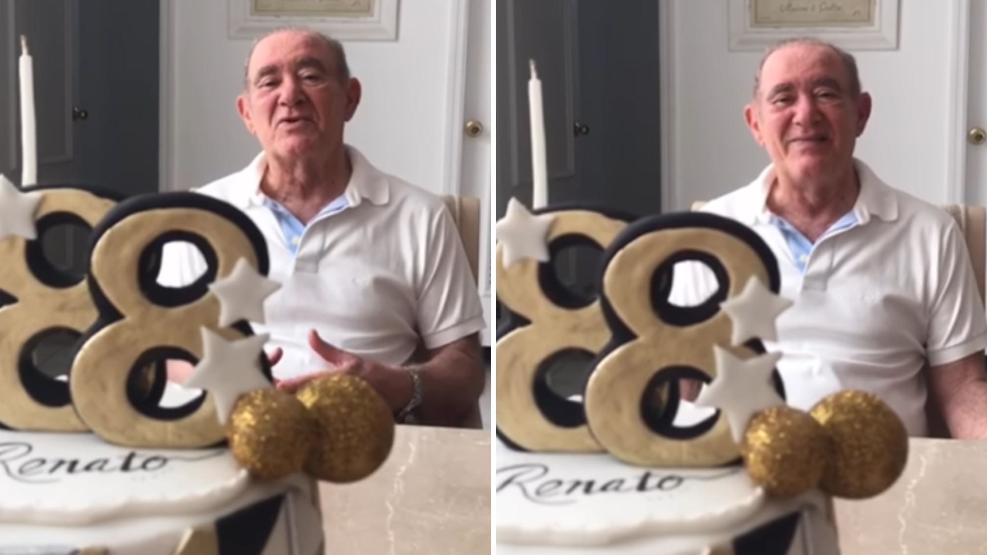 Feliz da vida, Renato Aragão comemora 88 anos após susto na saúde: “Gratidão”