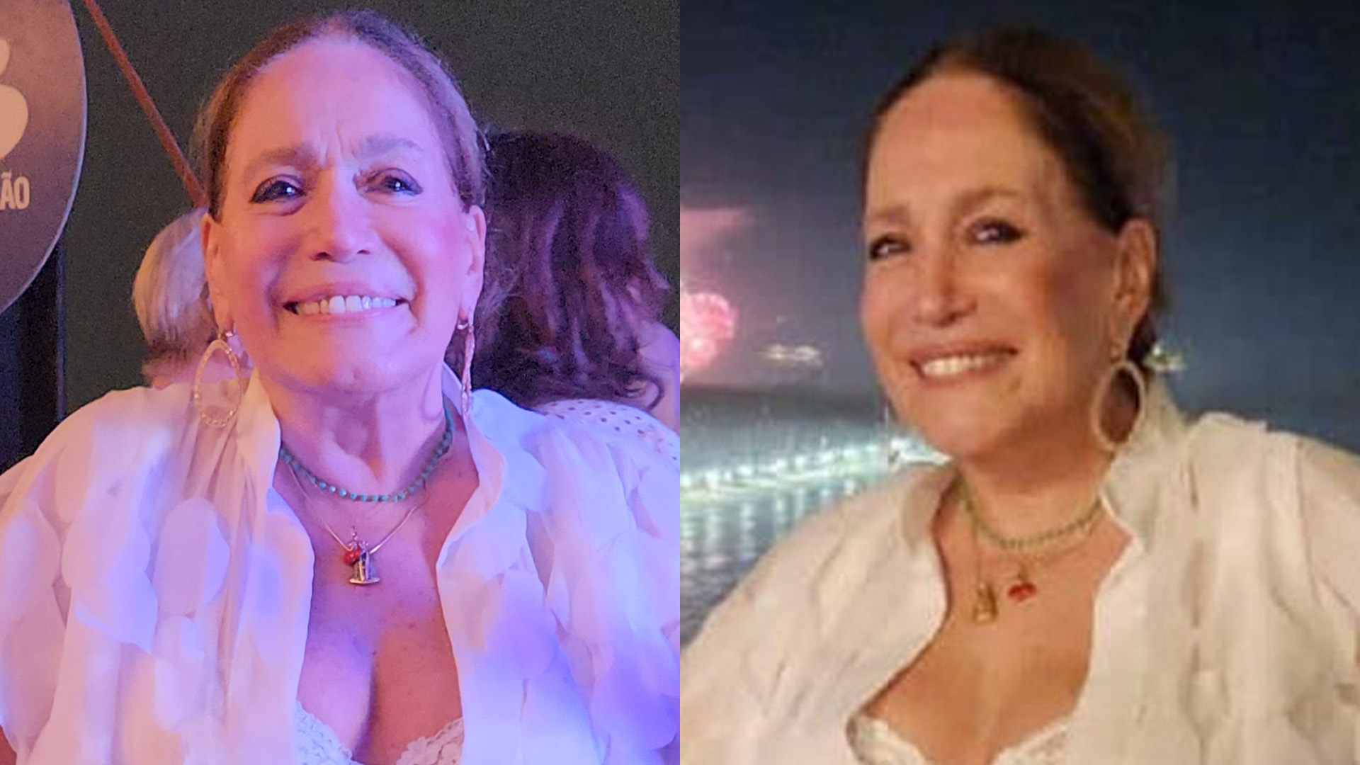 Aos 80 anos, Susana Vieira passa virada com decotão e lingerie à mostra: “Fantástica”