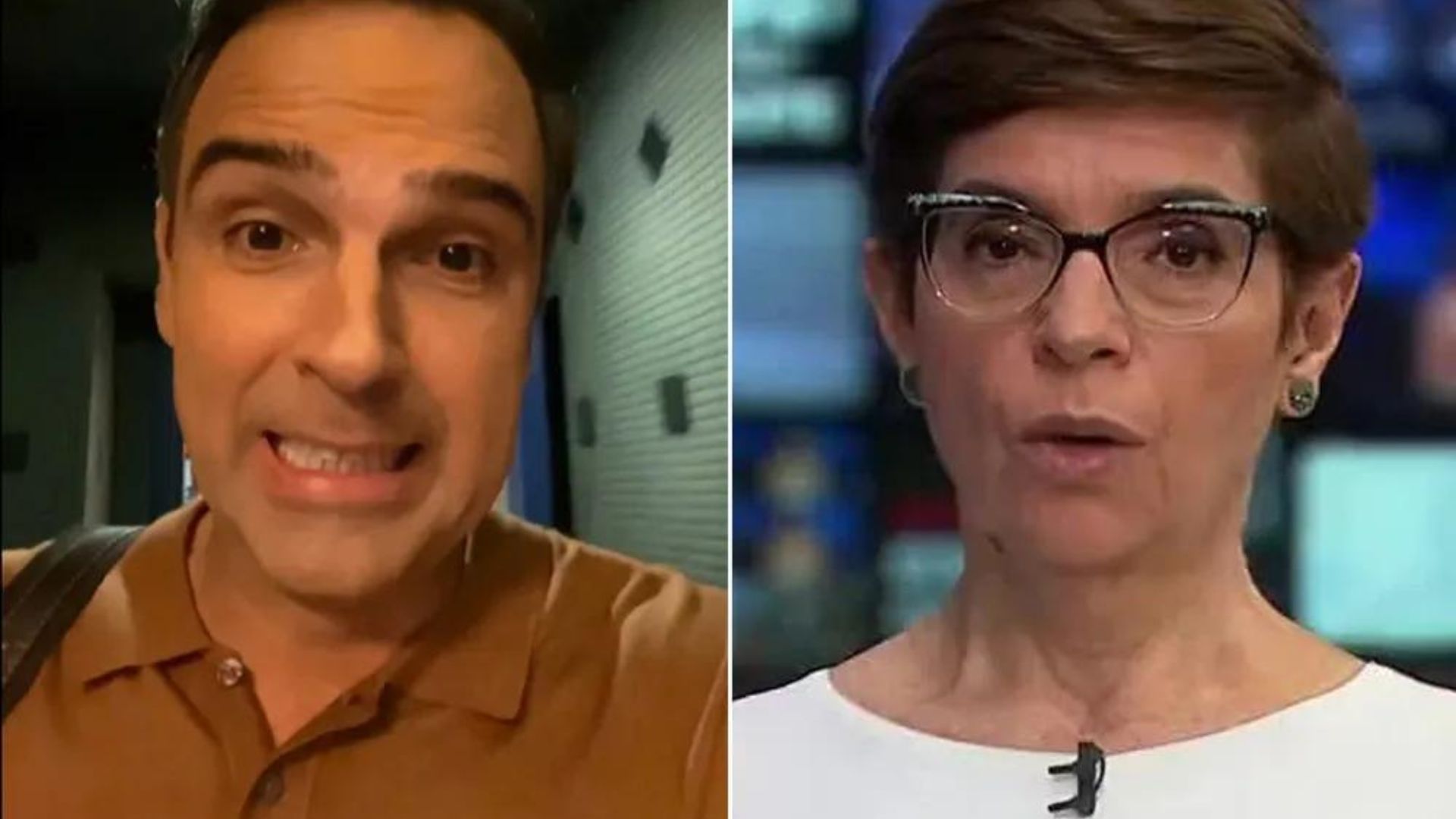Gente? Tadeu Schmidt ganha recado de Renata Lo Prete após BBB23 se estender até a madrugada