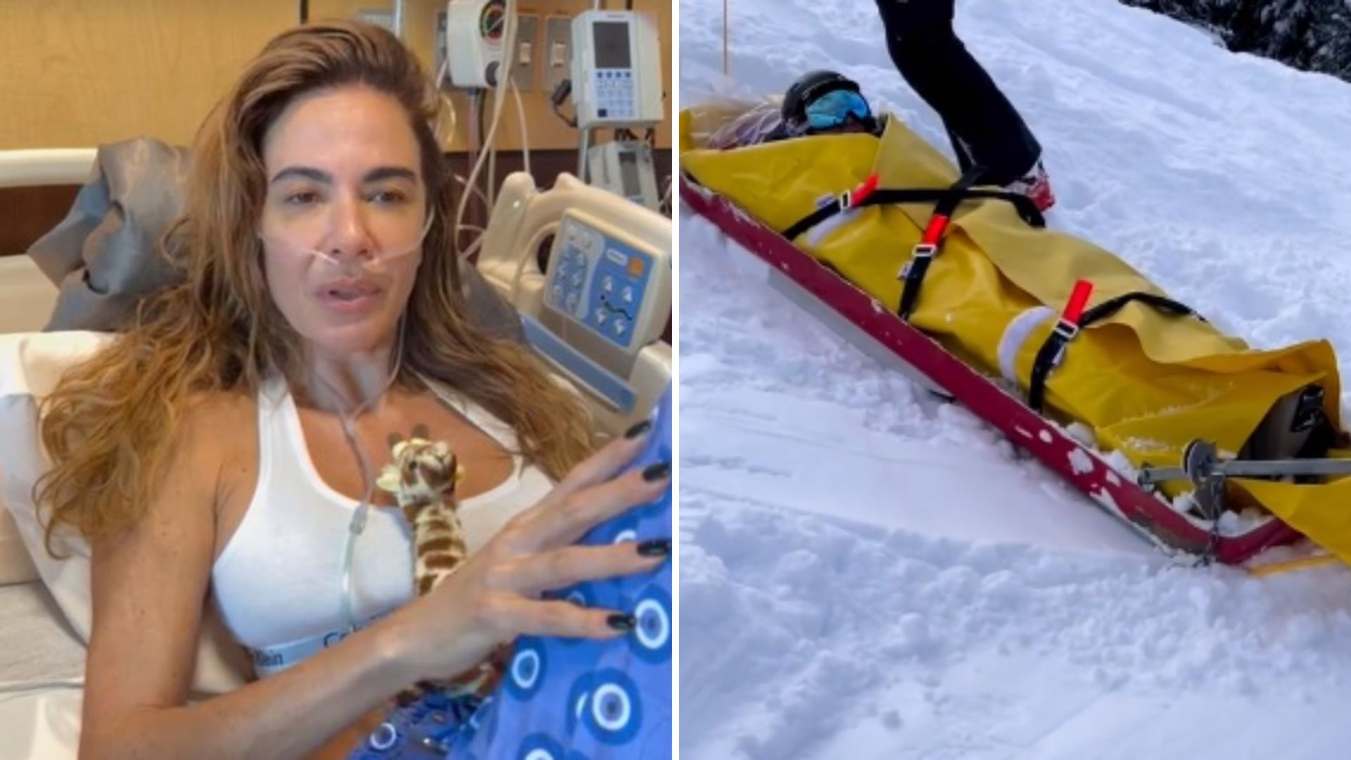 Luciana Gimenez divulga vídeo do momento que foi resgatada do acidente: “Maior dor que já senti”