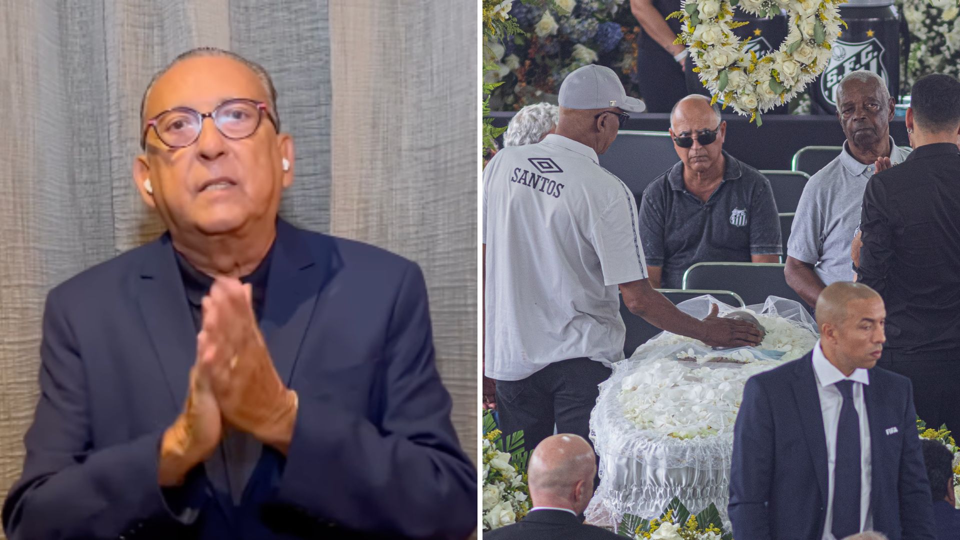 Galvão Bueno explica ausência no velório de Pelé e fãs não engolem: “Prioridade”