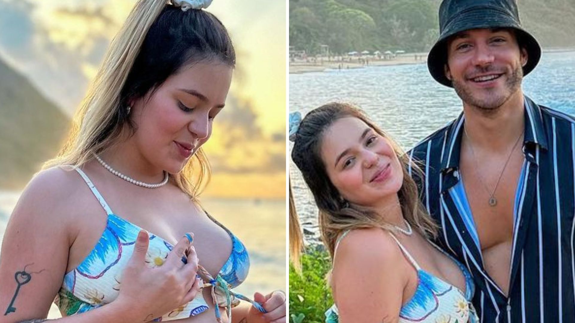 De top, ex-BBB Viih Tube exibe barrigão enorme com umbigo apontando: “Ainda mais linda”