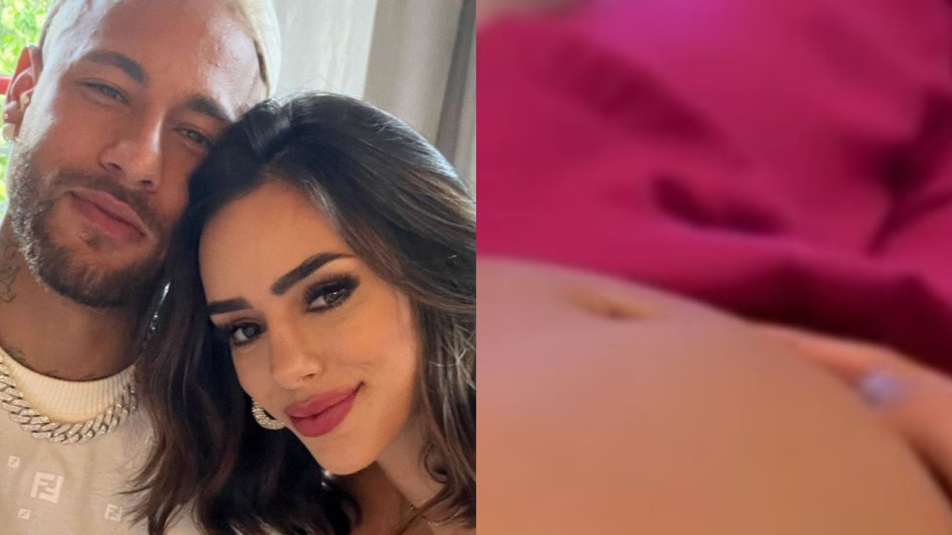 Grávida de Neymar, Bruna Biancardi impressiona ao mostrar filha chutando: “Doida para sair”