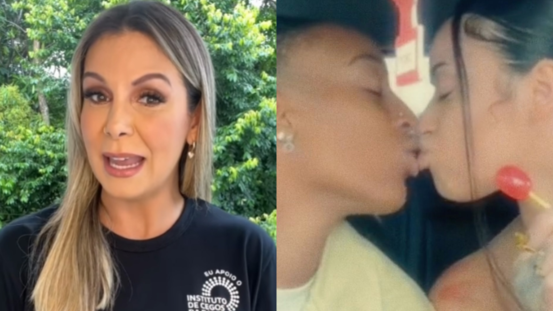 Carla Perez reage após filha assumir namoro com outra mulher: “Pessoas hipócritas”