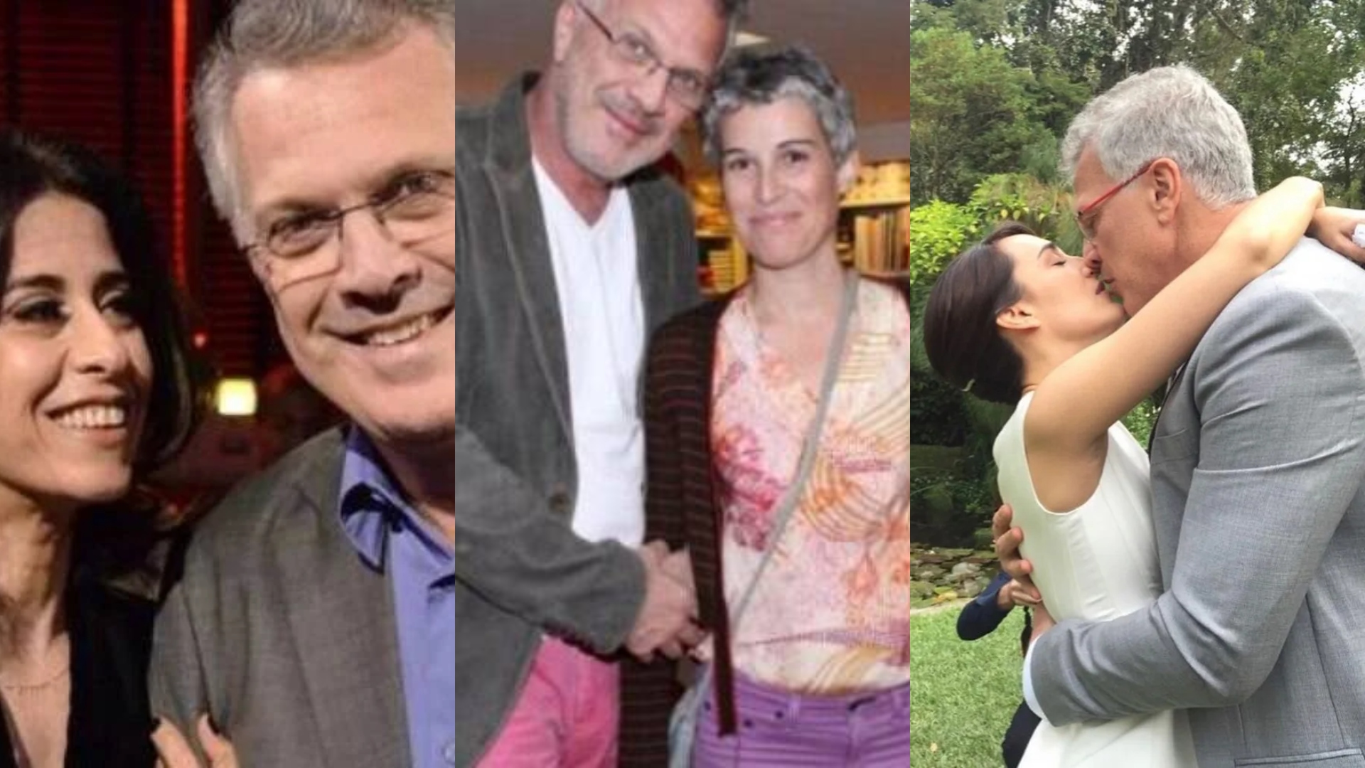Em seu quinto casamento, Pedro Bial tem lista de ex-namoradas famosas