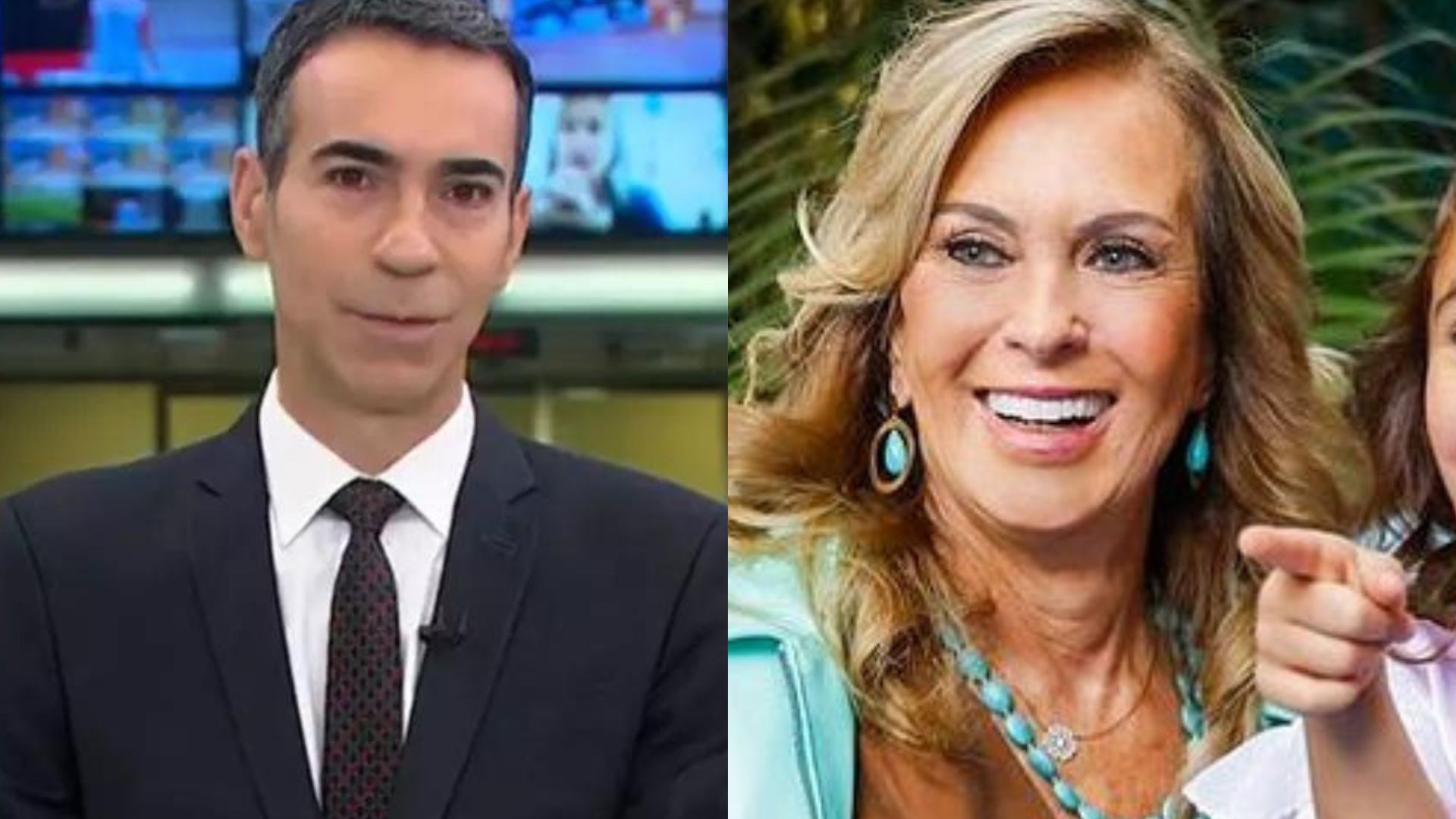 Discreto, Cesar Tralli abre exceção e troca declarações com a sogra: “Privilégio”