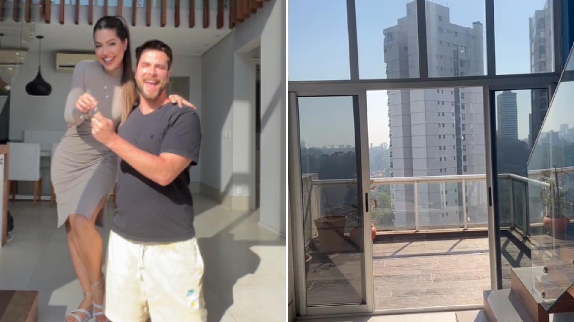 Gigante! Confira a cobertura luxuosa dos ex-BBBs Gustavo Marsengo e Laís Caldas