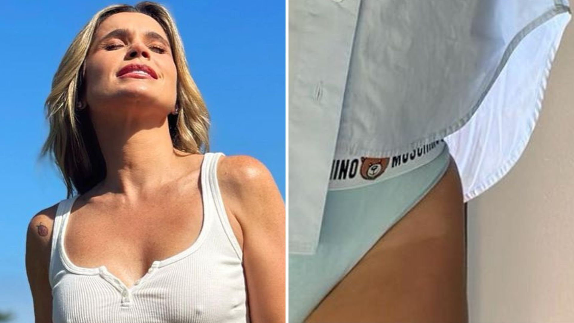 De ‘farol aceso’, Flávia Alessandra ostenta shape invejável só de calcinha: “Tenha piedade”