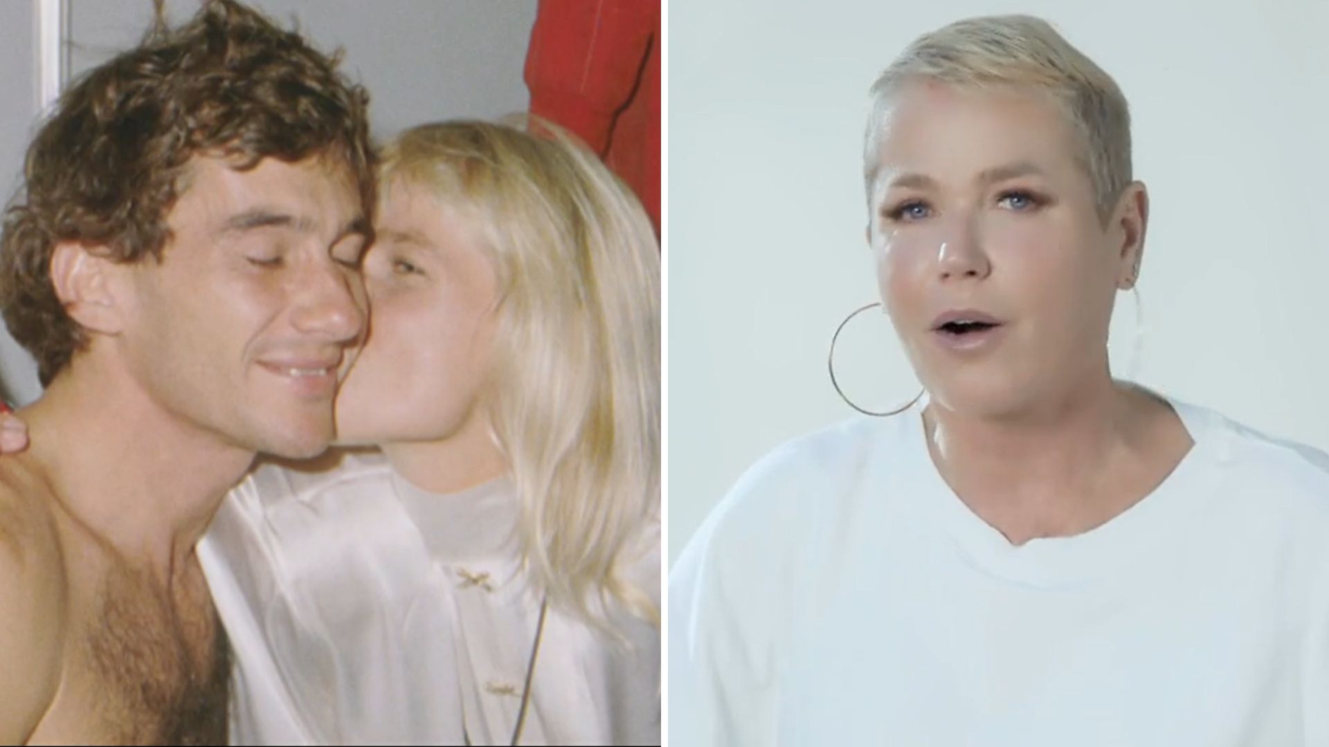 Destino! Xuxa revela que Ayrton Senna tomou iniciativa na relação: “Fiquei sem jeito”